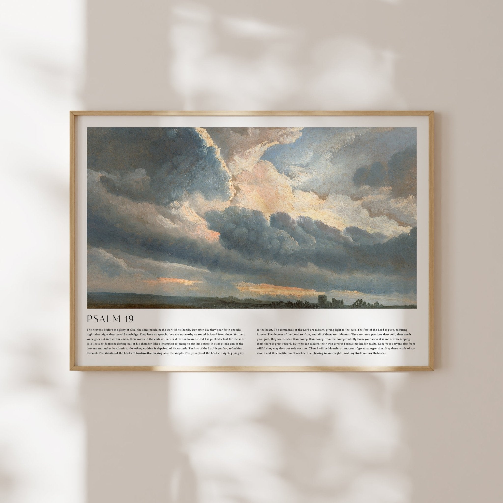 Psalm 19 Print | Landscape - The Christian Art Company