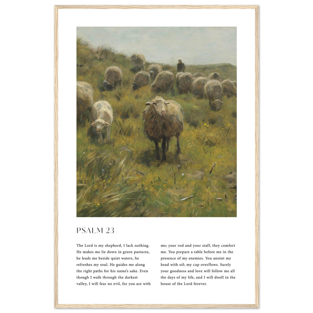 Psalm 23 Print - The Christian Art Company