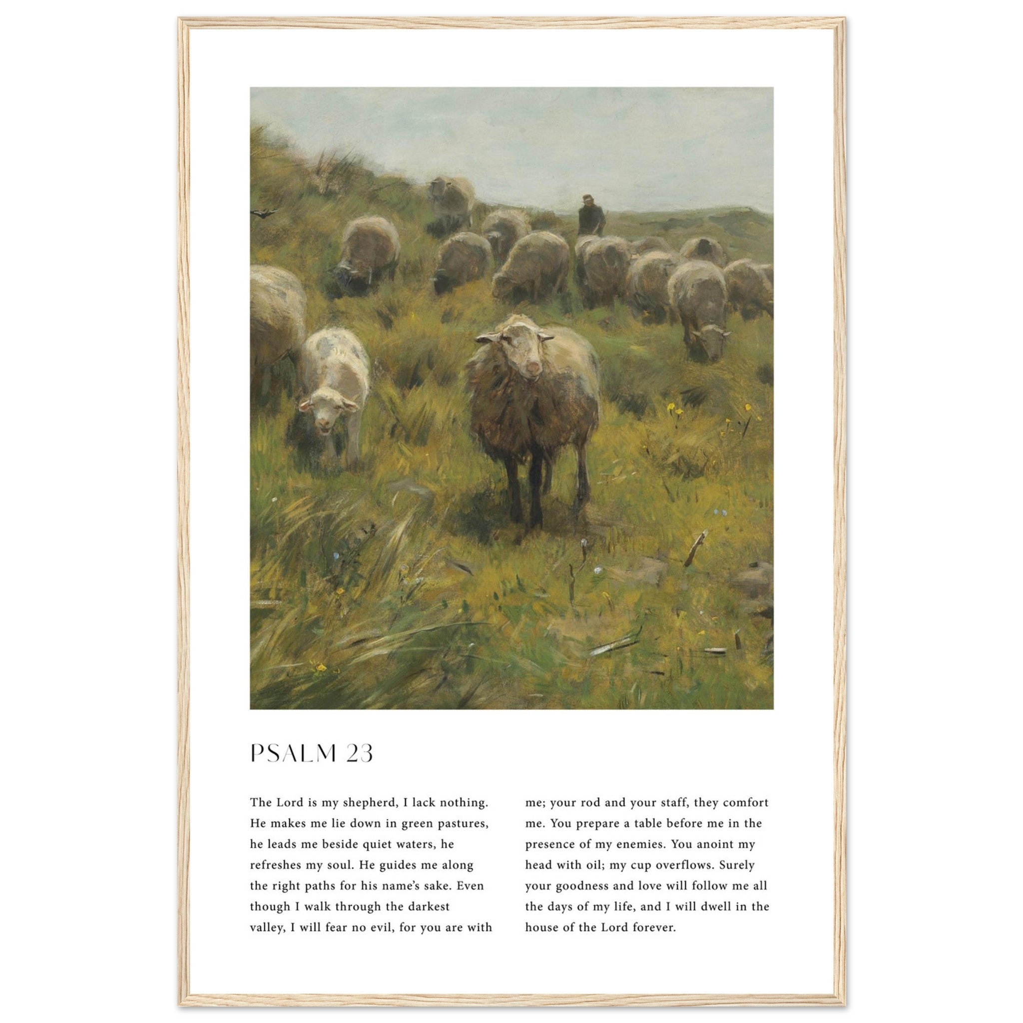 Psalm 23 Print - The Christian Art Company