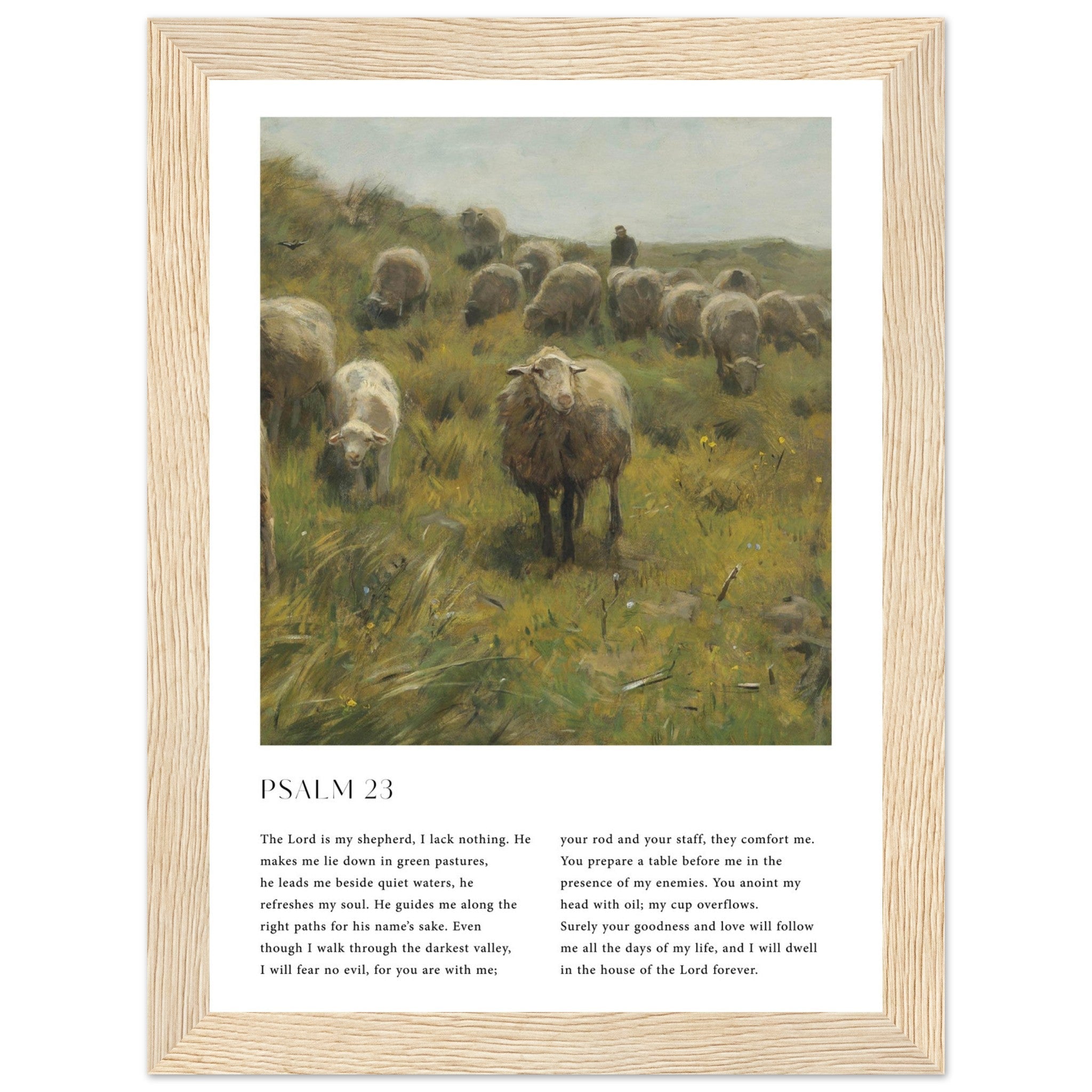 Psalm 23 Print - The Christian Art Company