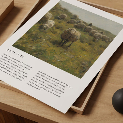 Psalm 23 Print - The Christian Art Company