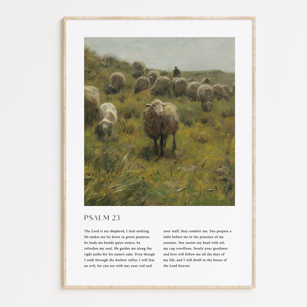 Psalm 23 Print - The Christian Art Company