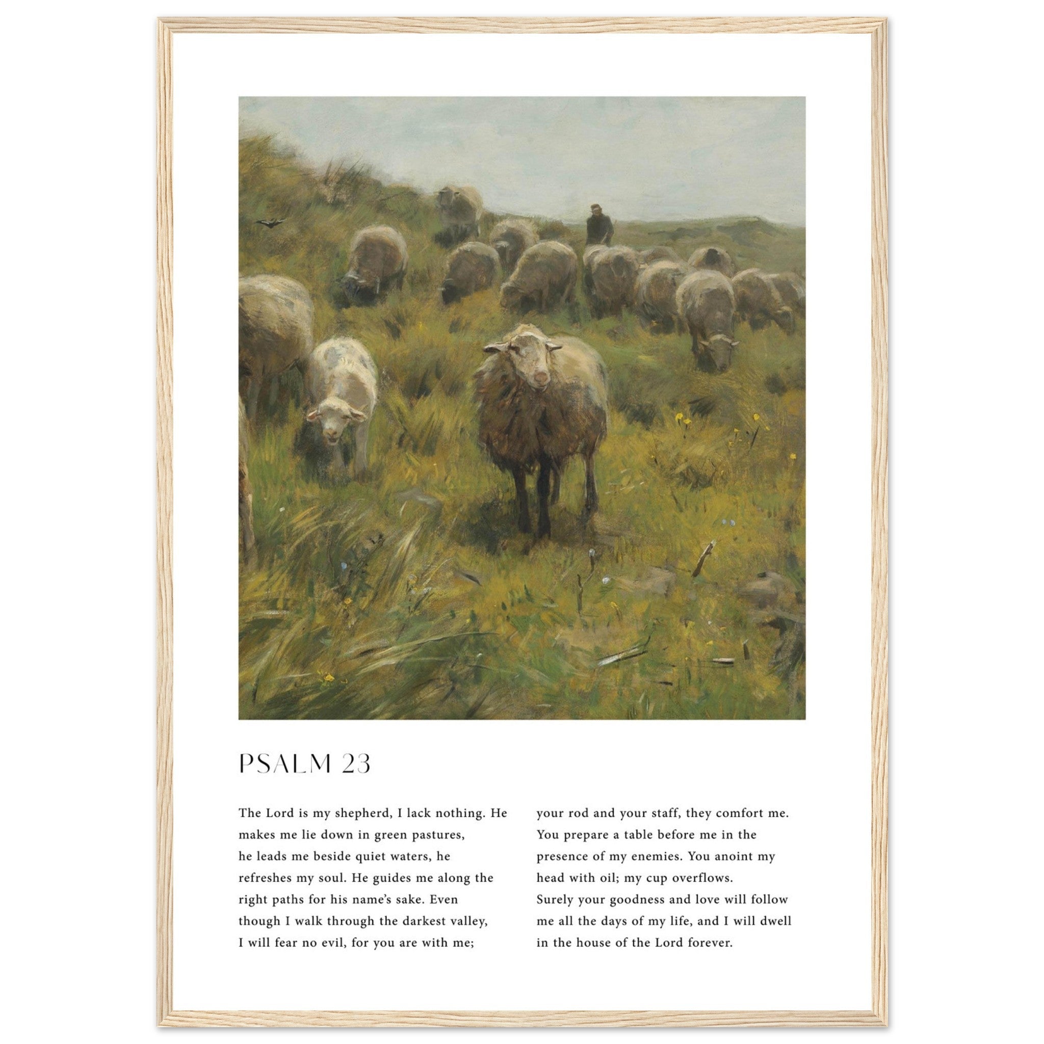 Psalm 23 Print - The Christian Art Company