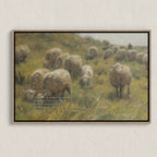 Psalm 23:1-3 | Framed Canvas - The Christian Art Company