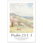 Psalm 23:1-3 Print - The Christian Art Company