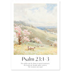 Psalm 23:1-3 Print - The Christian Art Company