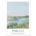 Psalm 23:2 Print - The Christian Art Company