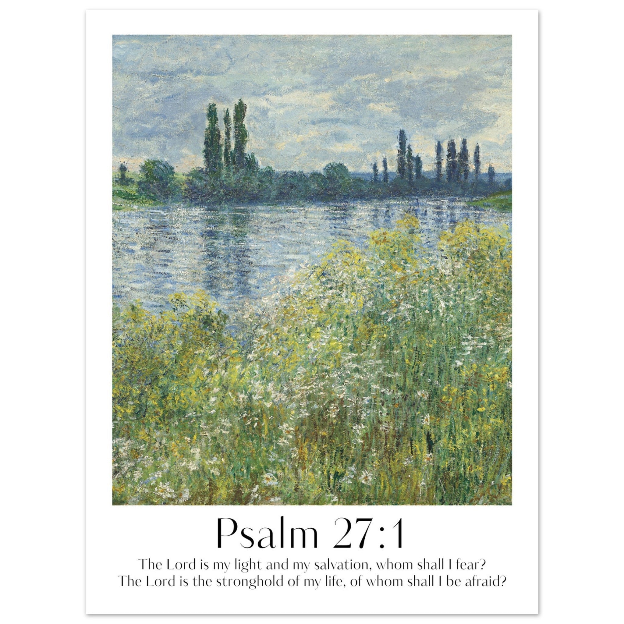 Psalm 27:1 Print - The Christian Art Company