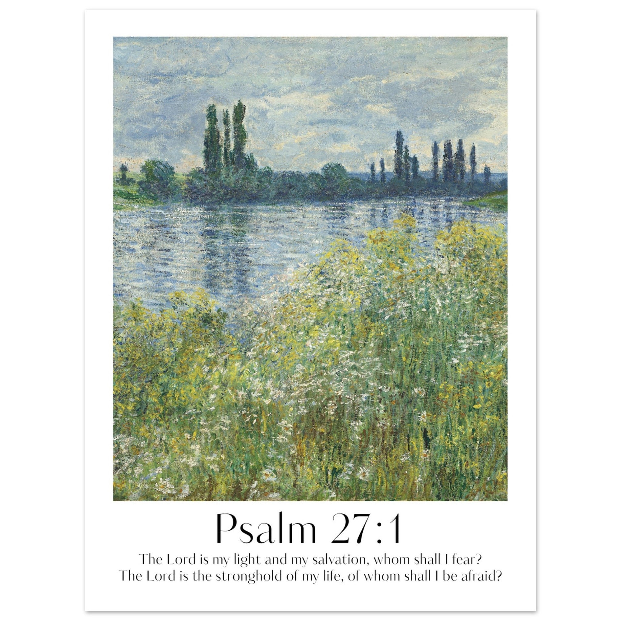 Psalm 27:1 Print - The Christian Art Company