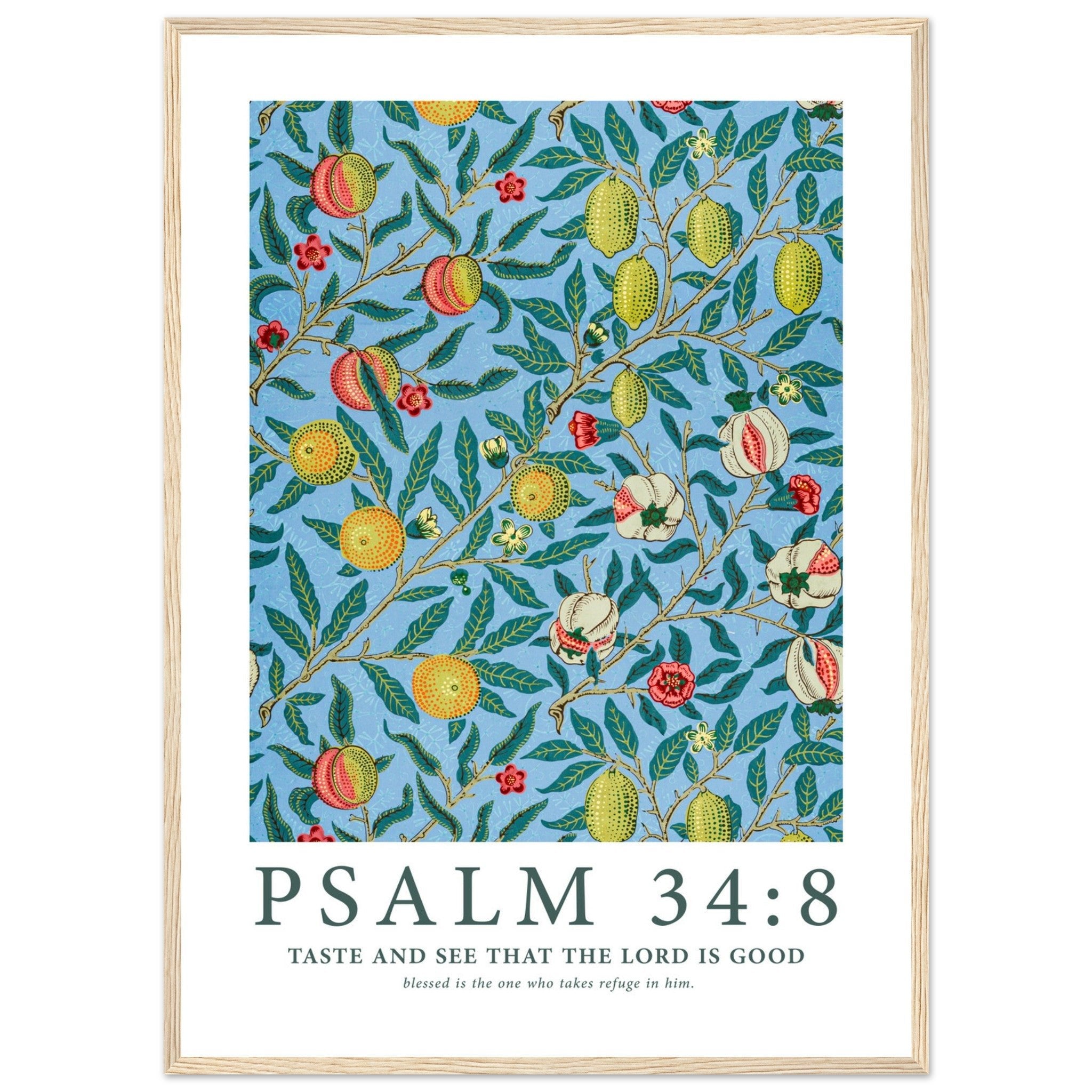 Psalm 34:8 Print - The Christian Art Company