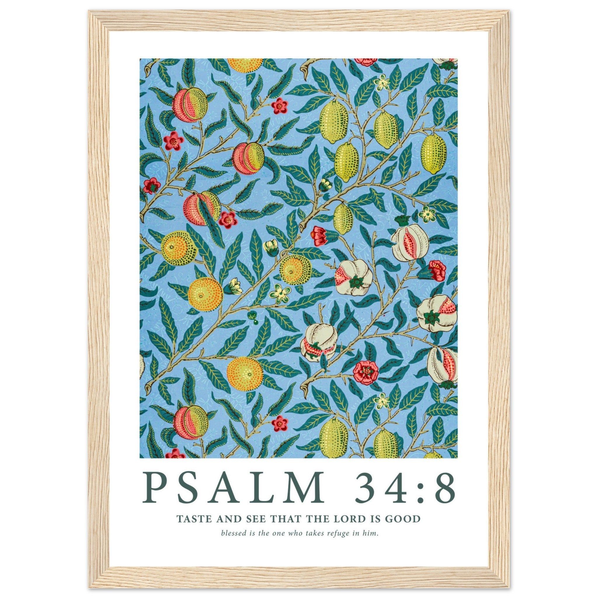 Psalm 34:8 Print - The Christian Art Company