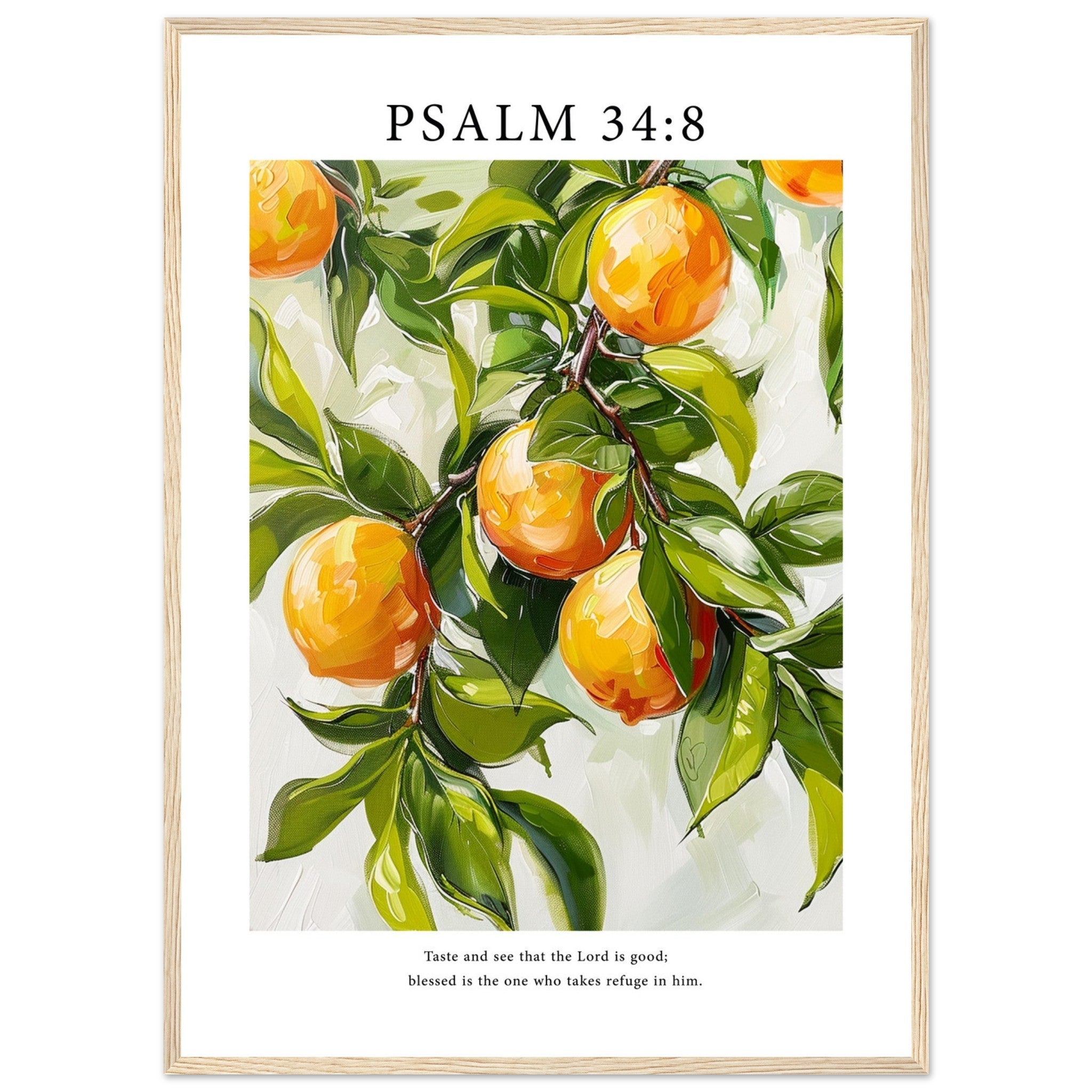 Psalm 34:8 Print - The Christian Art Company