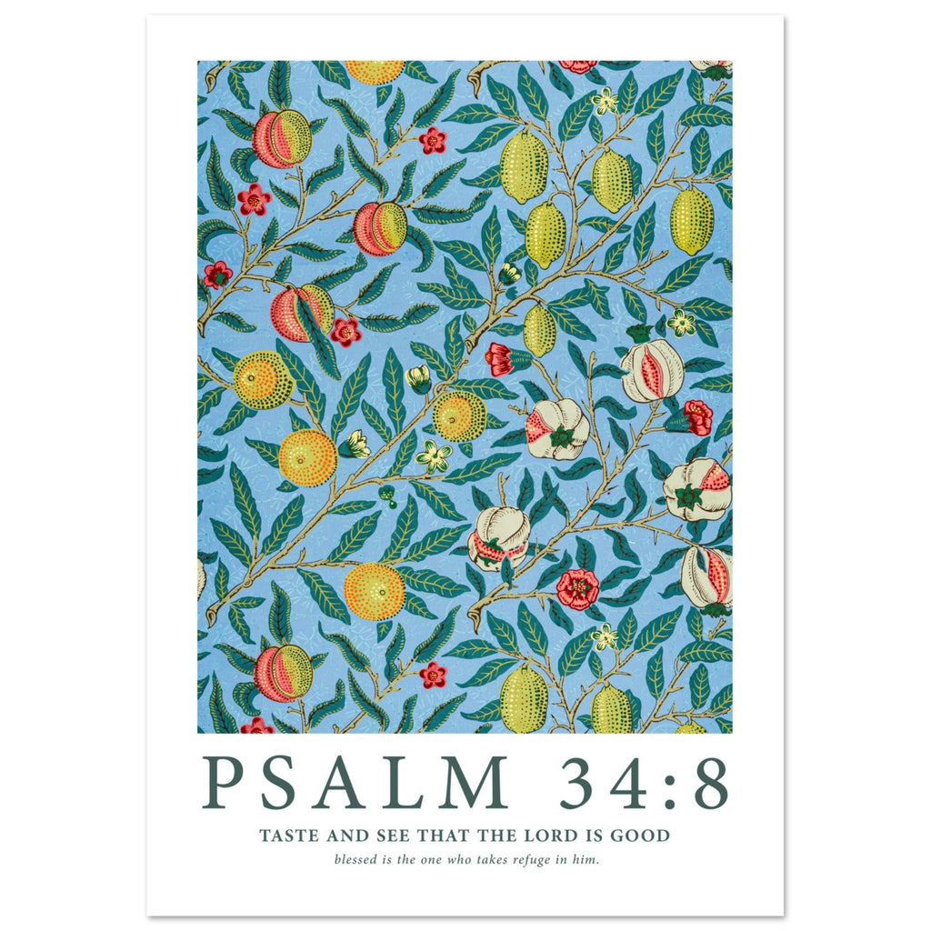 Psalm 34:8 Print - The Christian Art Company