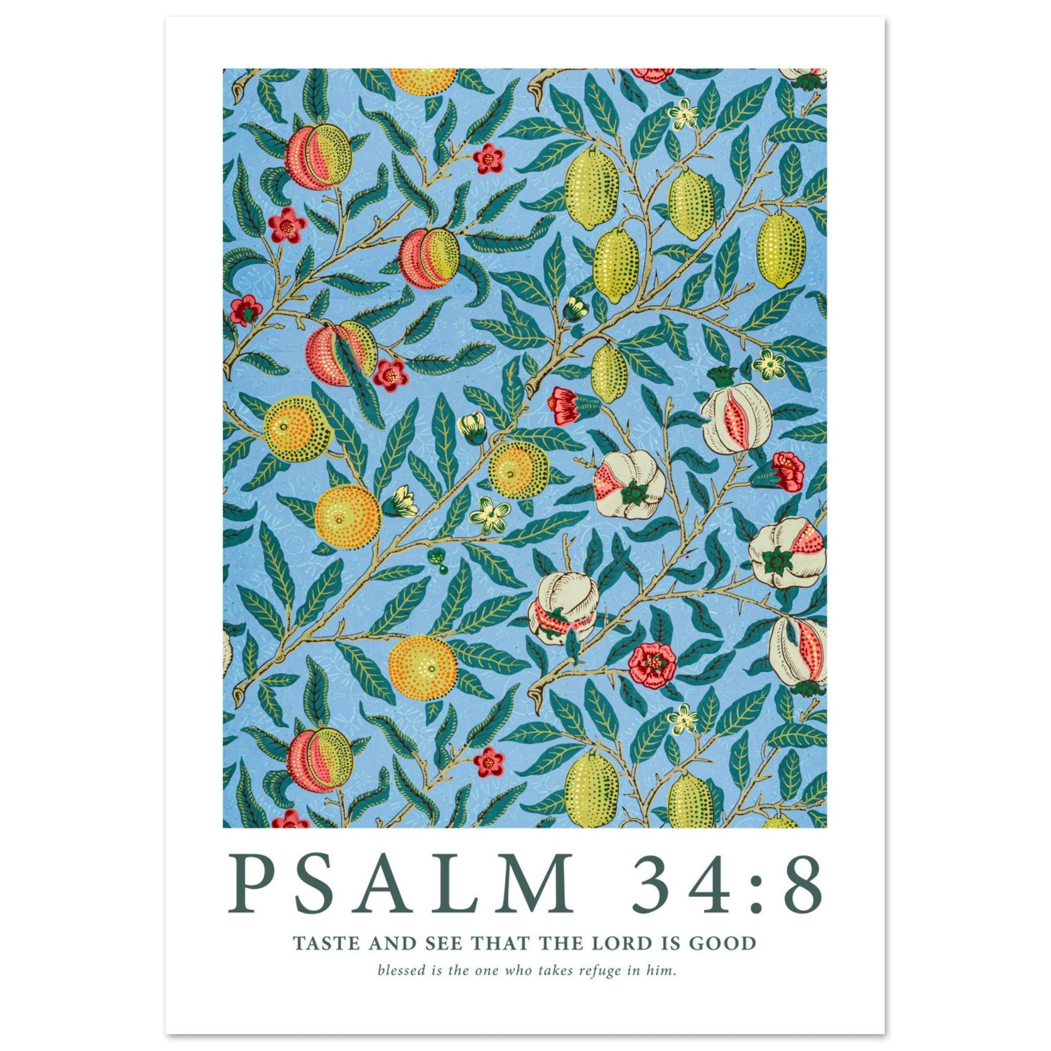 Psalm 34:8 Print - The Christian Art Company