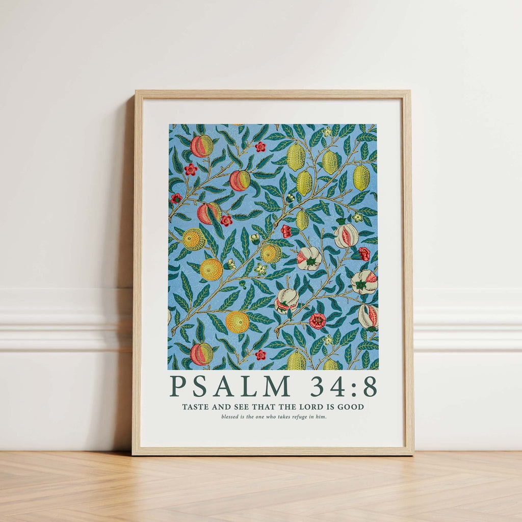 Psalm 34:8 Print - The Christian Art Company