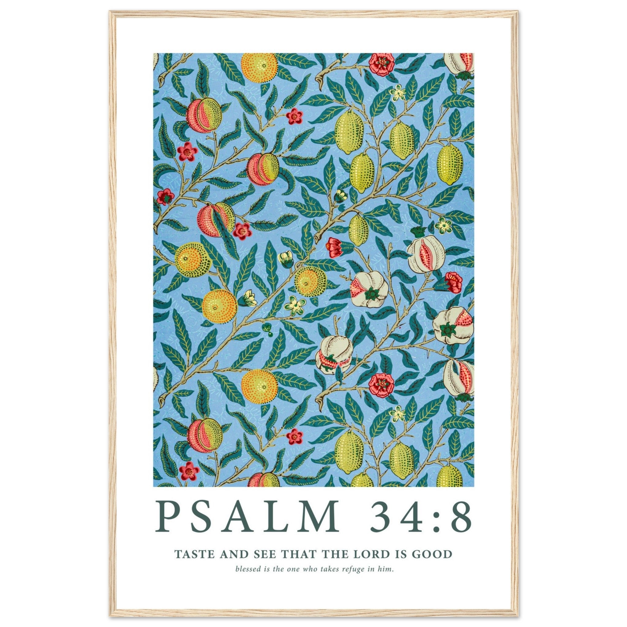 Psalm 34:8 Print - The Christian Art Company