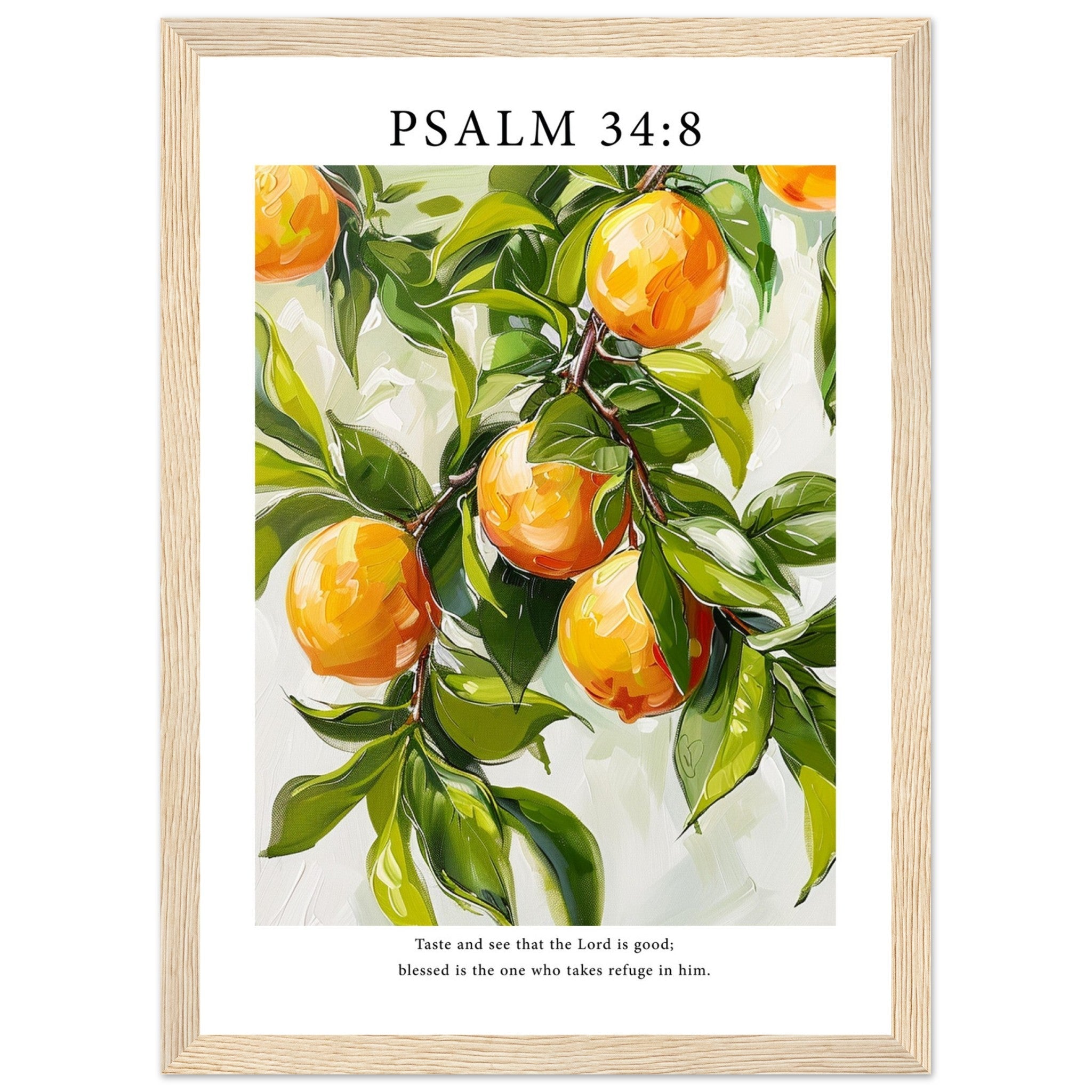 Psalm 34:8 Print - The Christian Art Company