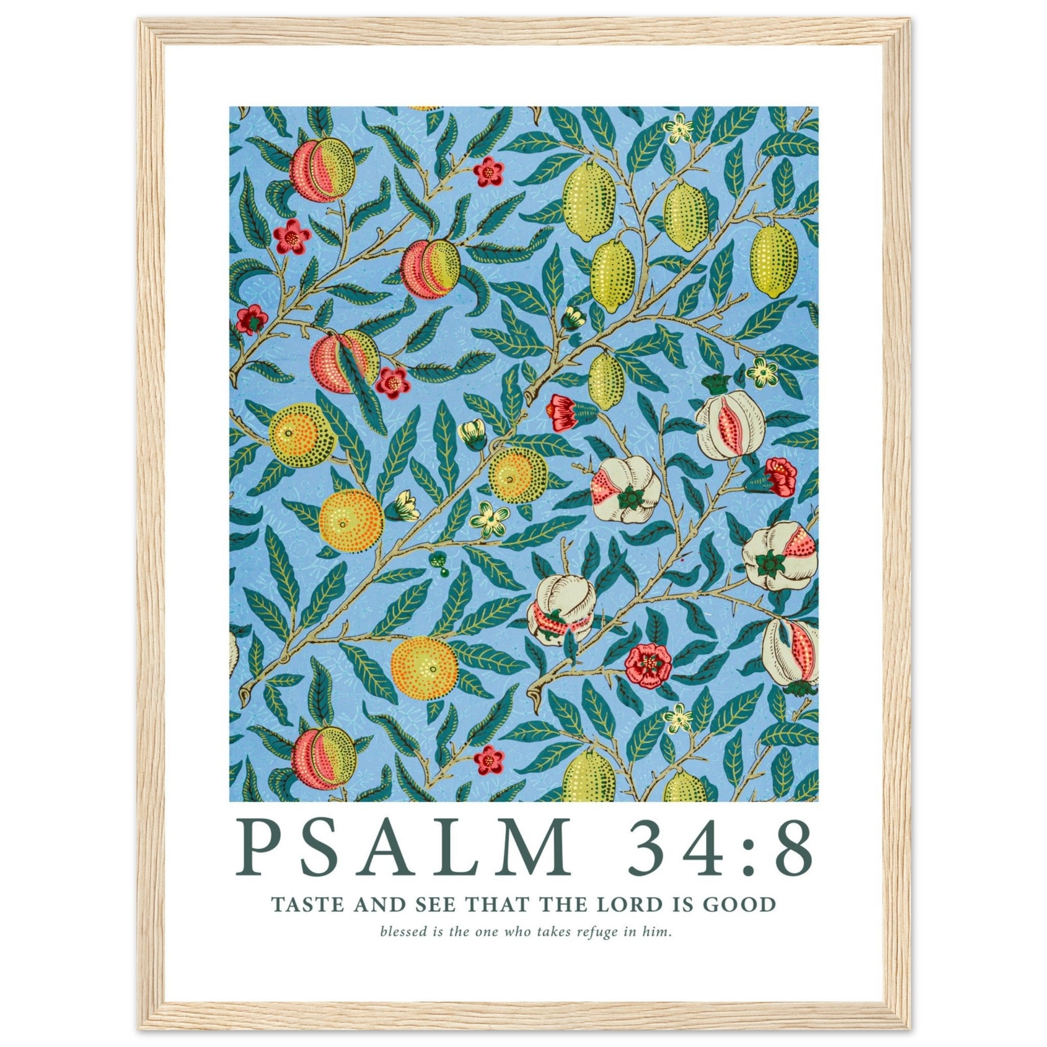 Psalm 34:8 Print - The Christian Art Company