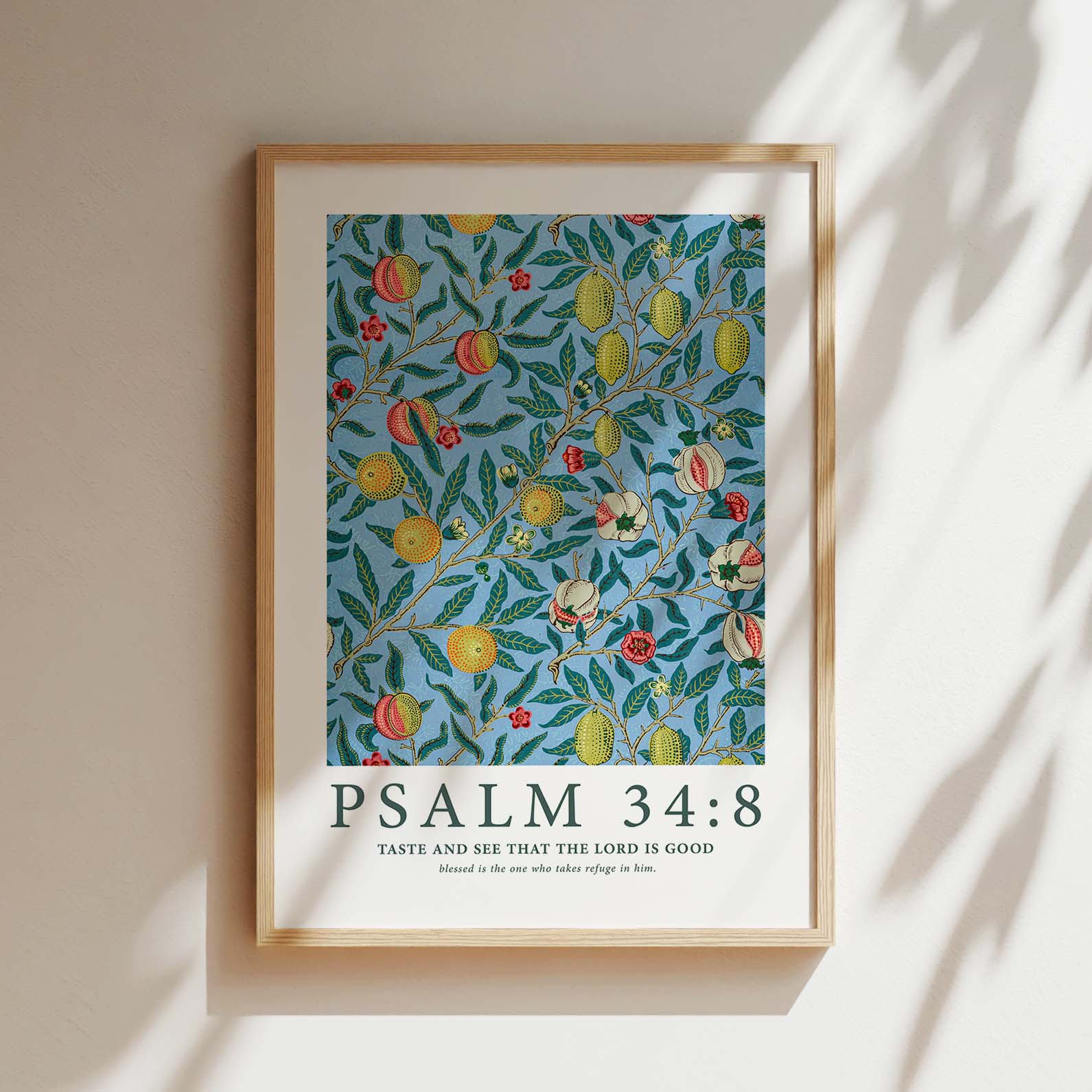 Psalm 34:8 Print - The Christian Art Company