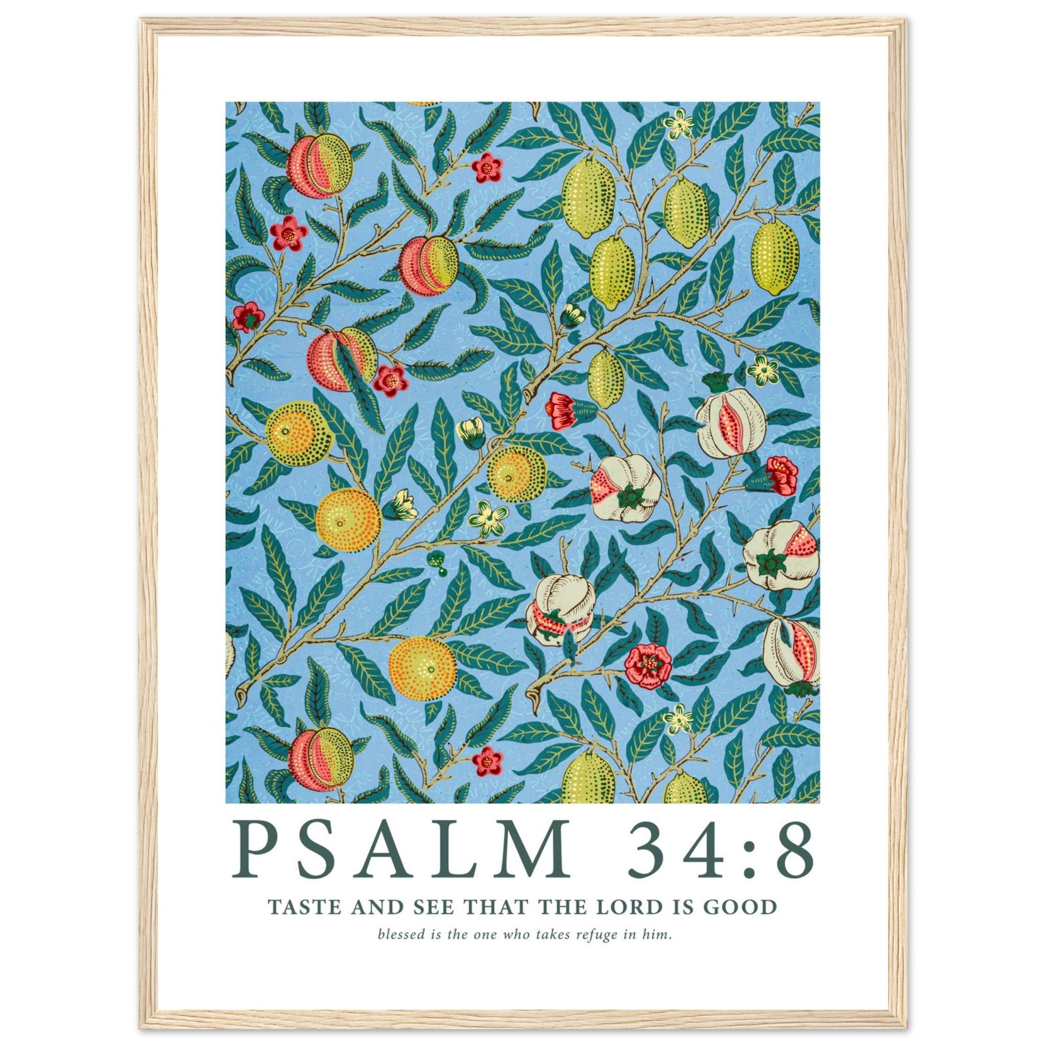 Psalm 34:8 Print - The Christian Art Company