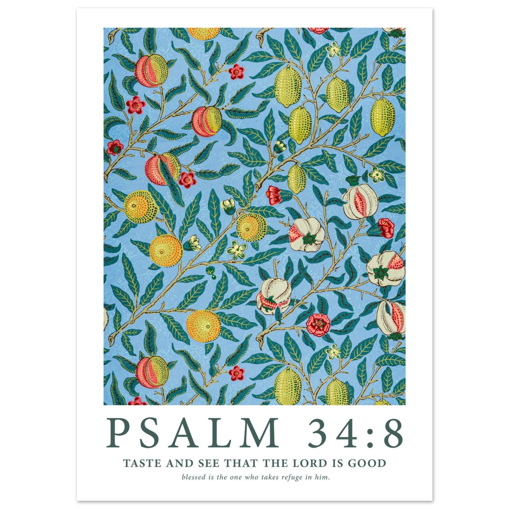 Psalm 34:8 Print - The Christian Art Company