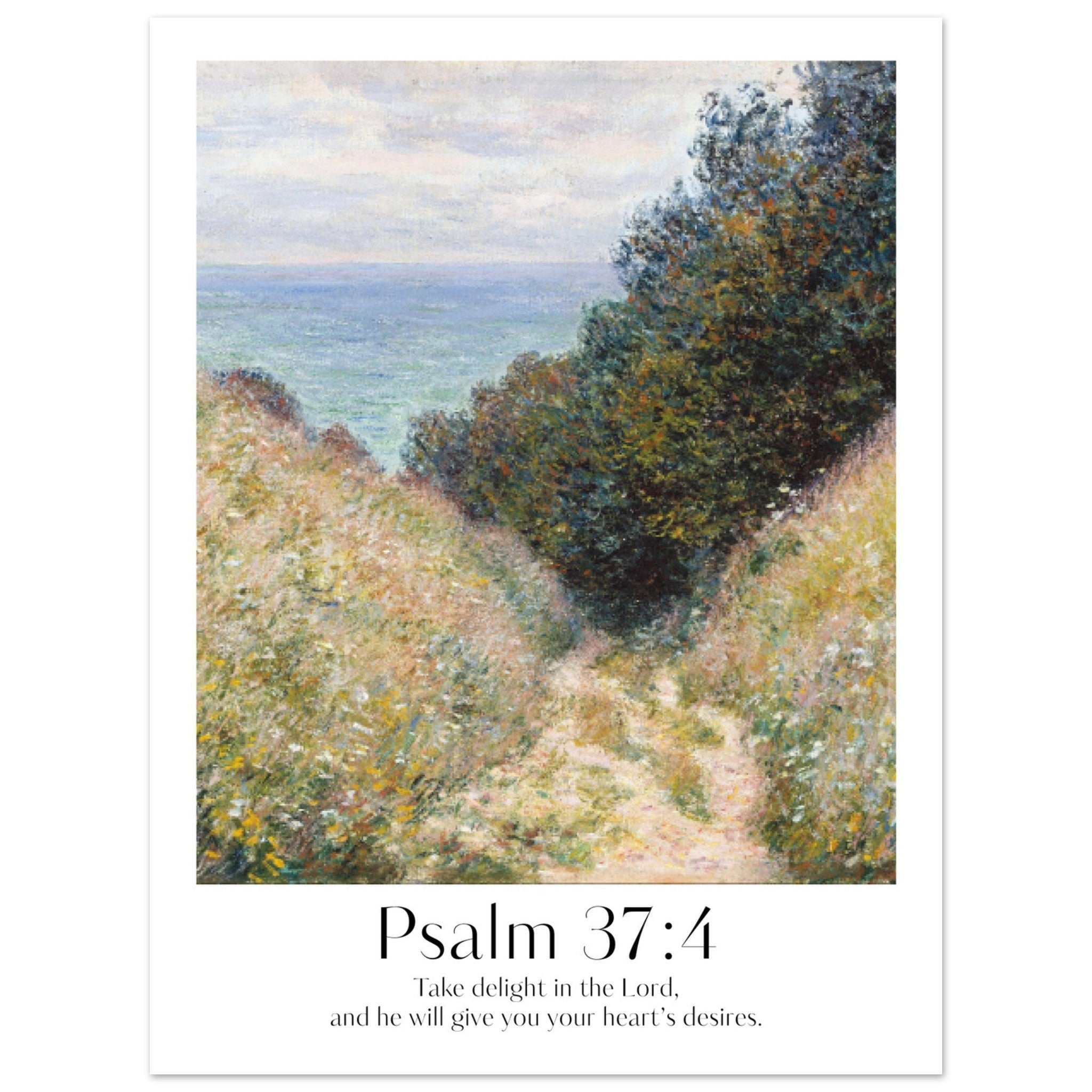 Psalm 37:4 Print - The Christian Art Company