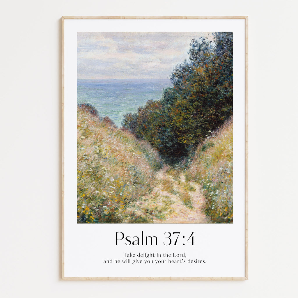 Psalm 37:4 Print - The Christian Art Company