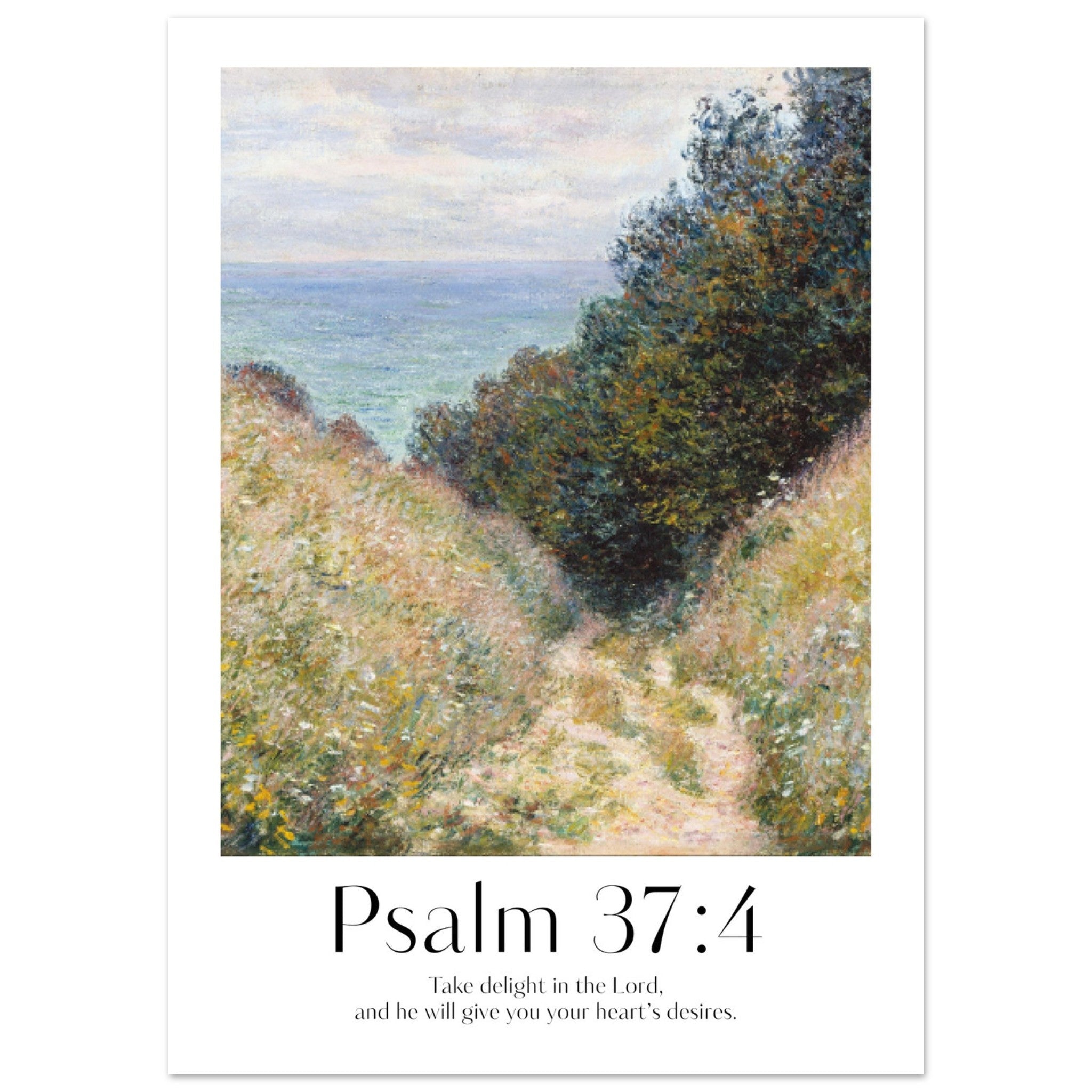 Psalm 37:4 Print - The Christian Art Company