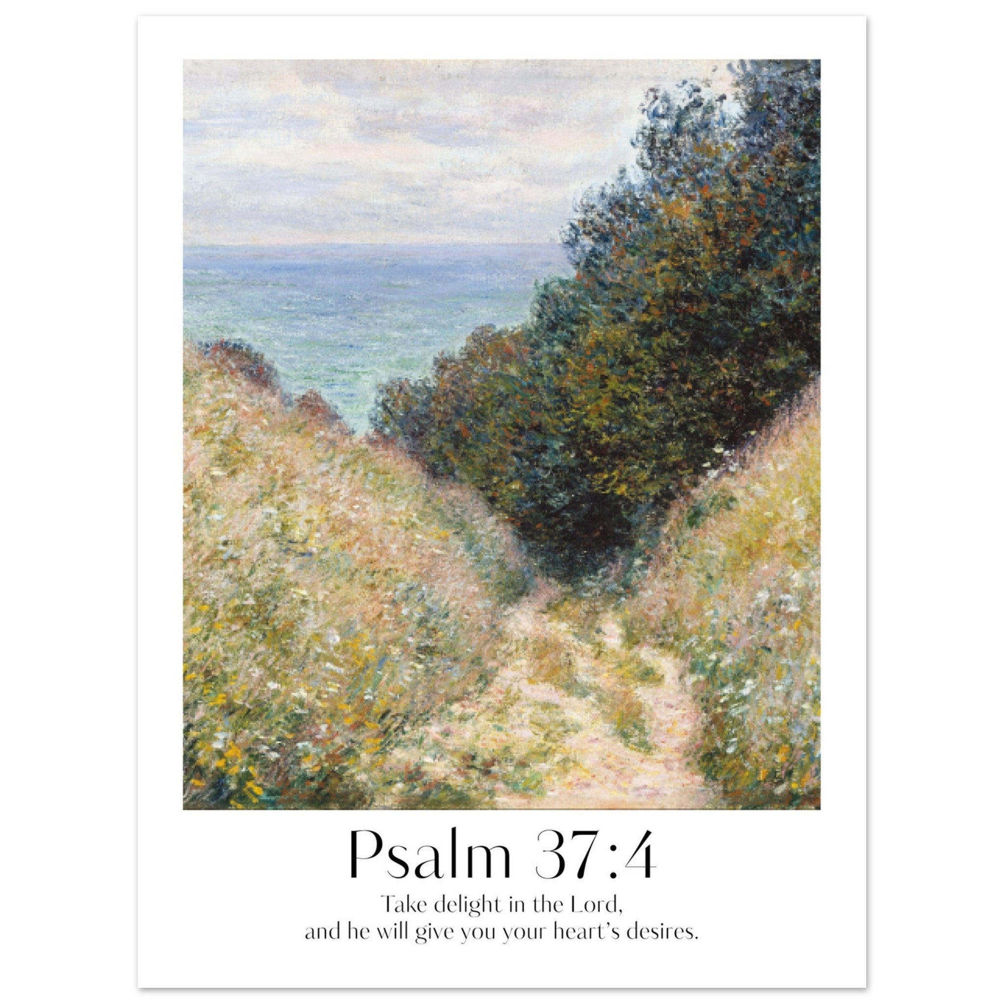 Psalm 37:4 Print - The Christian Art Company