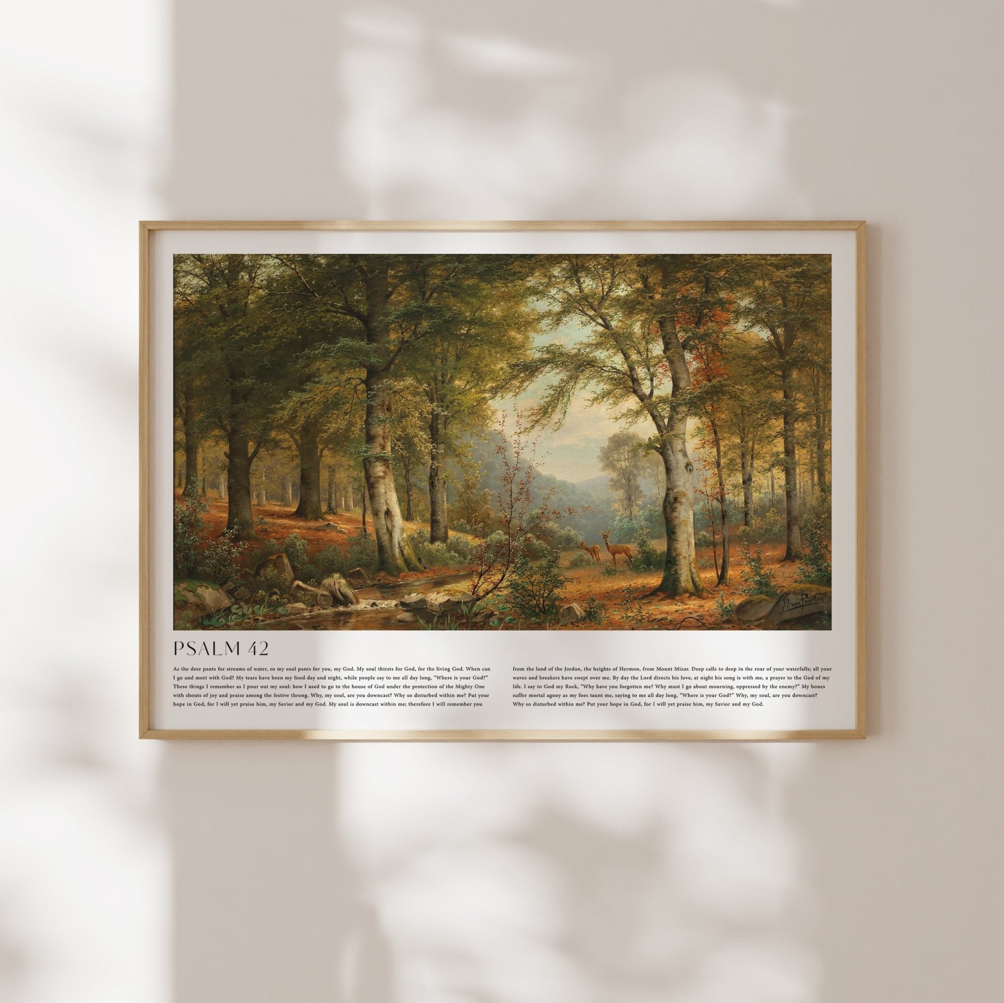 Psalm 42 Print | Landscape - The Christian Art Company