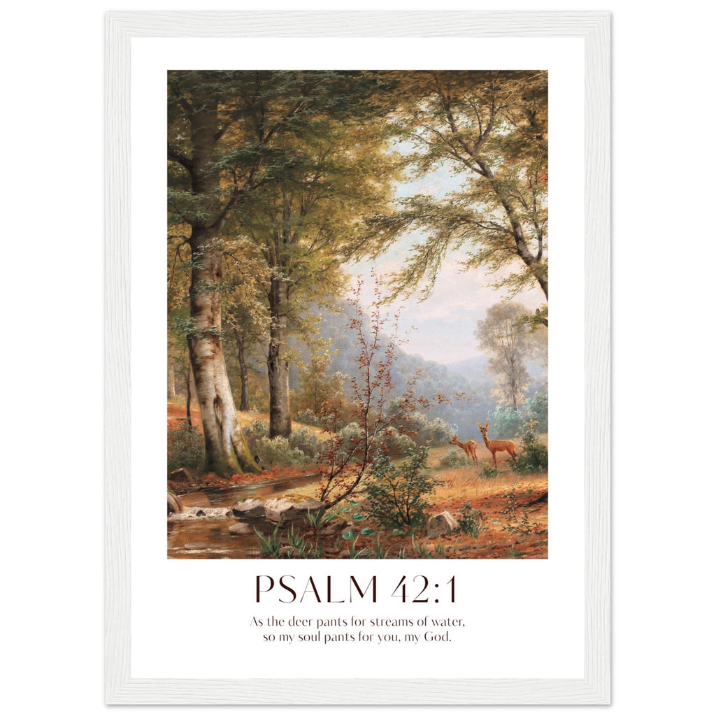 Psalm 42:1 Print - The Christian Art Company