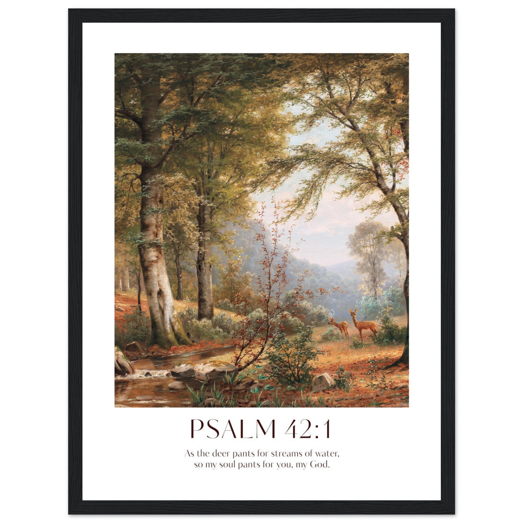 Psalm 42:1 Print - The Christian Art Company