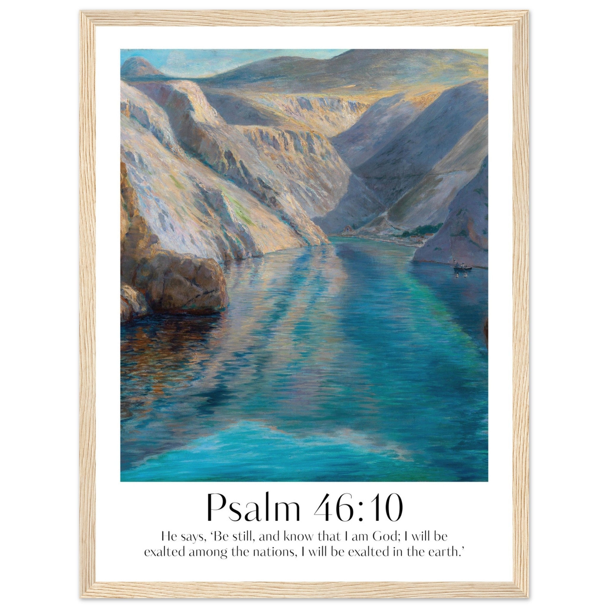 Psalm 46:10 Print - The Christian Art Company