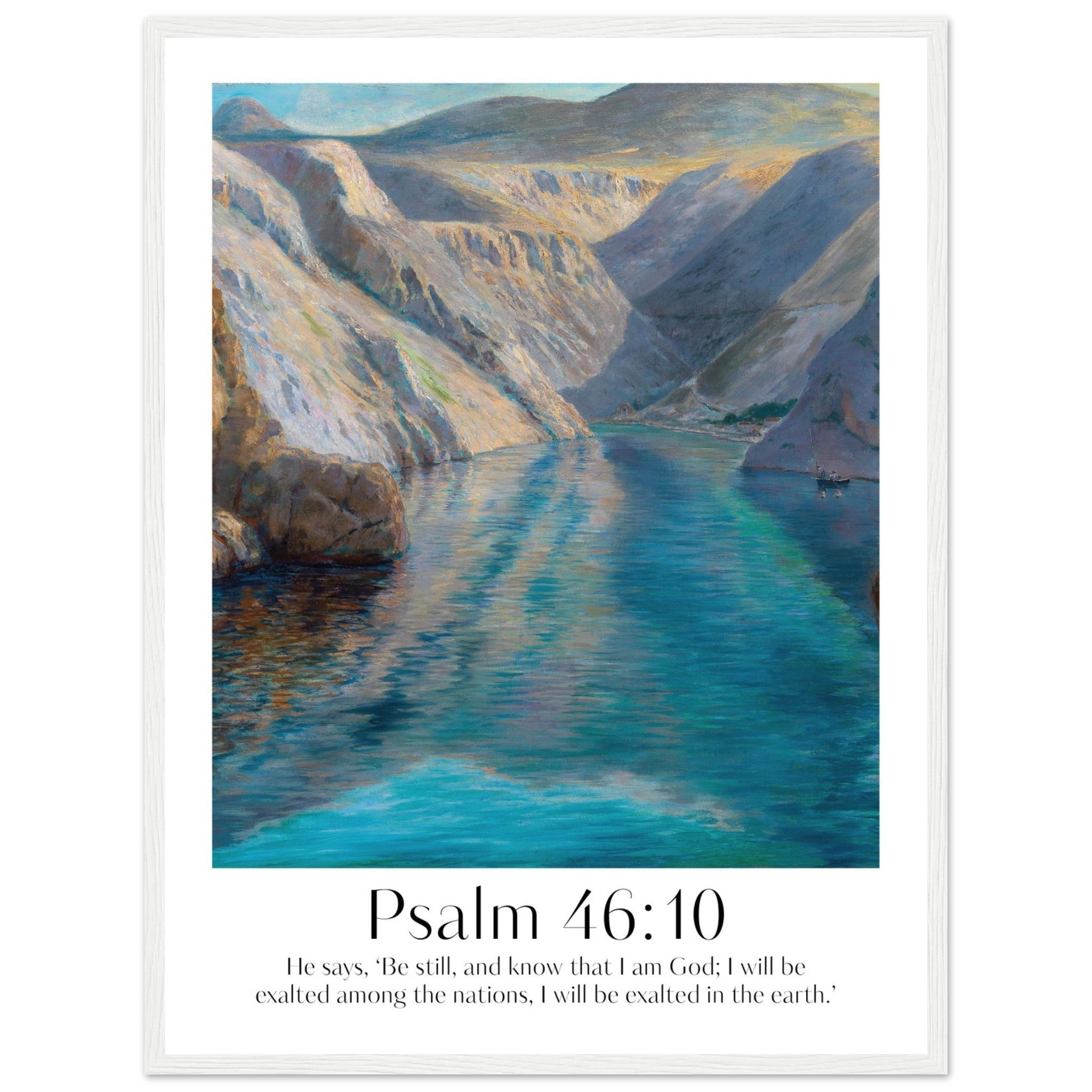 Psalm 46:10 Print - The Christian Art Company