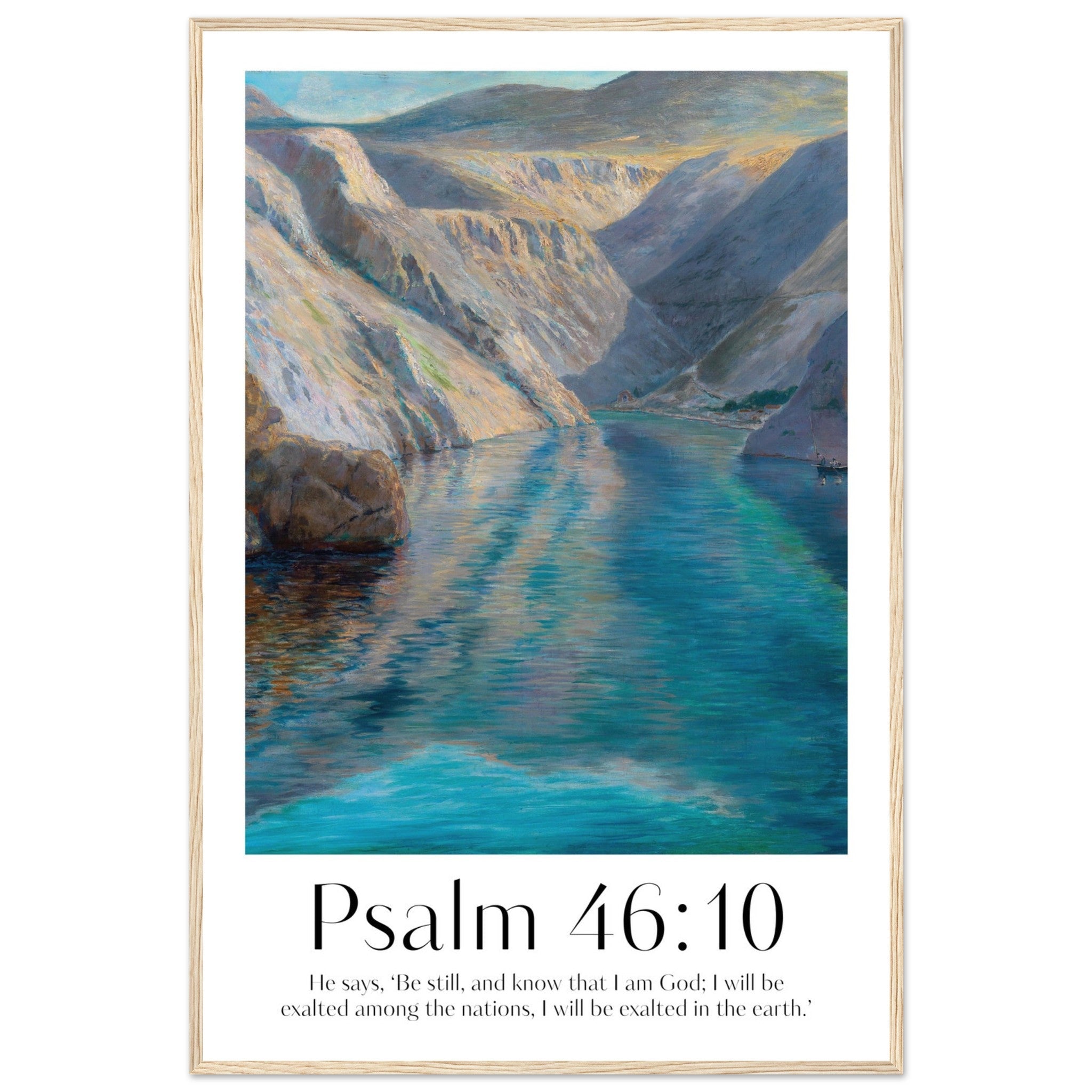 Psalm 46:10 Print - The Christian Art Company