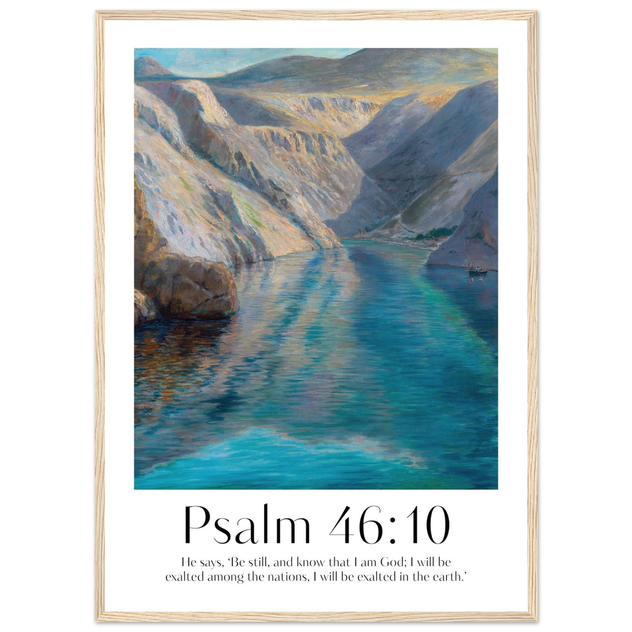 Psalm 46:10 Print - The Christian Art Company