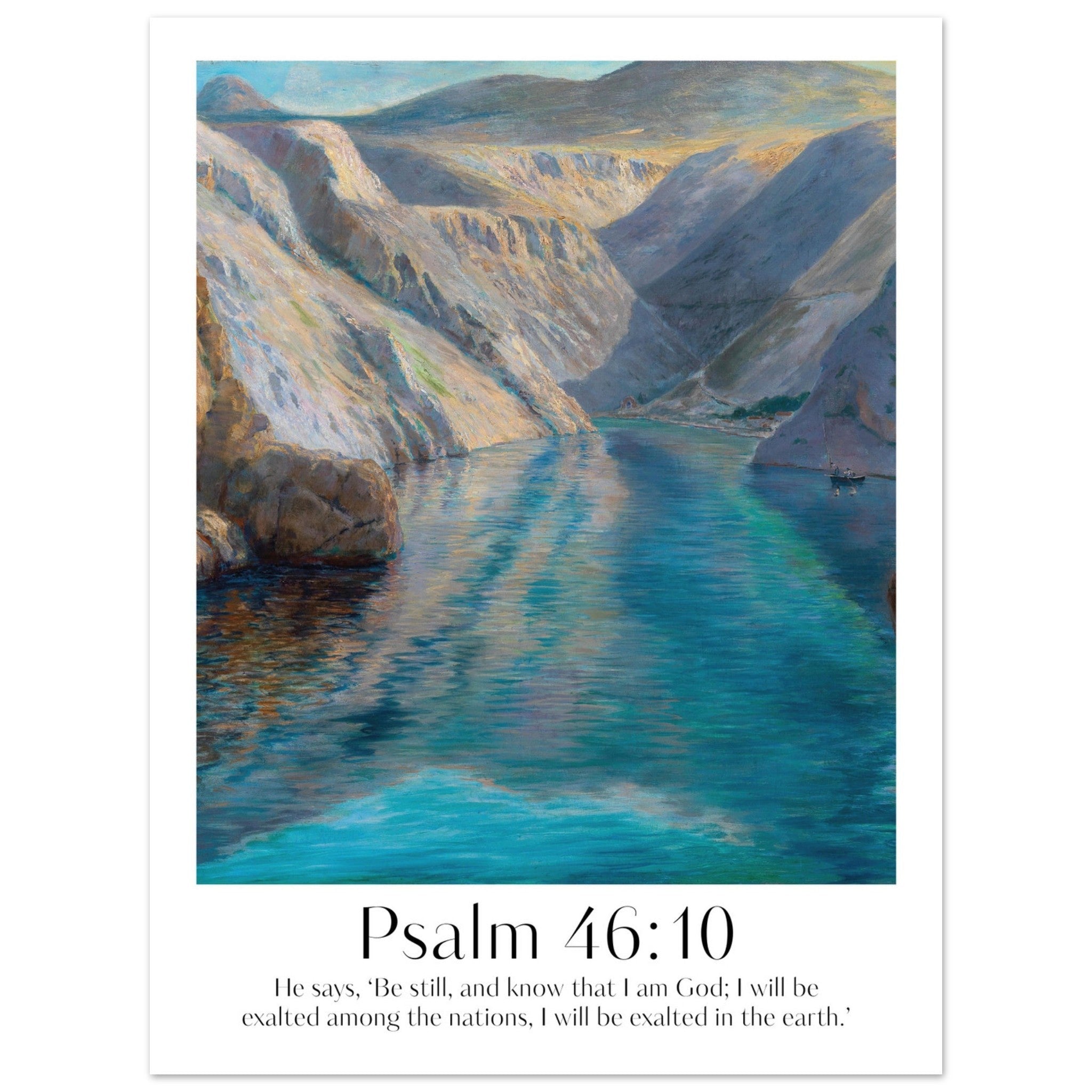 Psalm 46:10 Print - The Christian Art Company