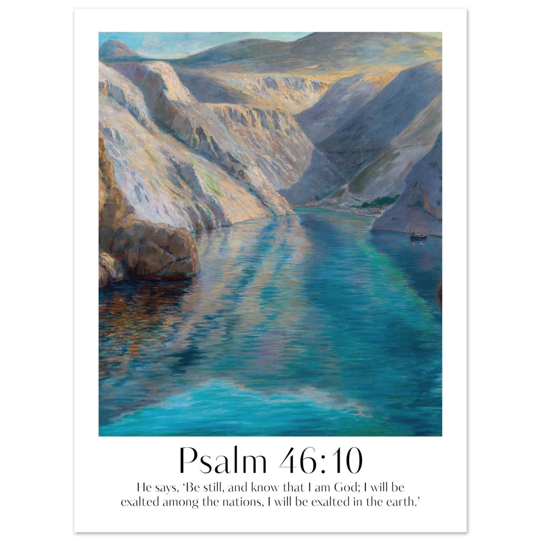 Psalm 46:10 Print - The Christian Art Company