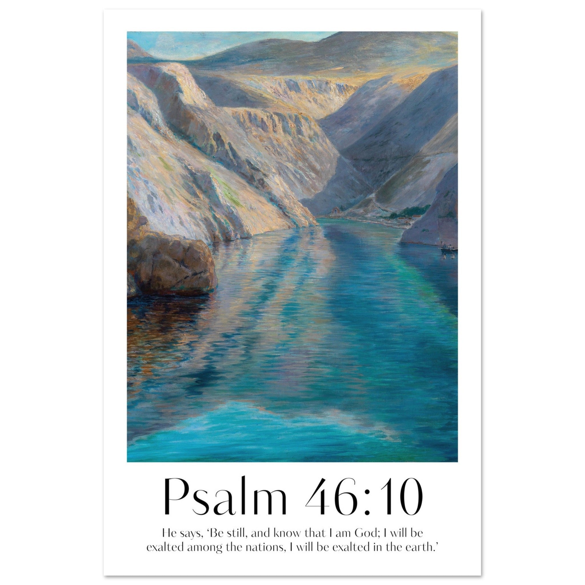 Psalm 46:10 Print - The Christian Art Company