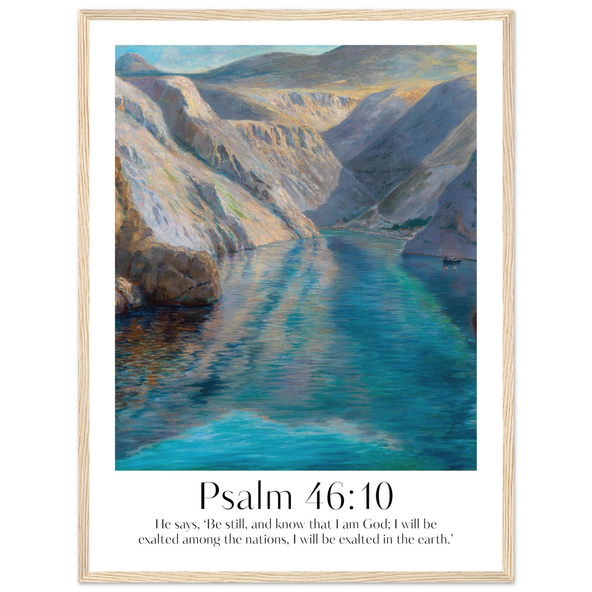 Psalm 46:10 Print - The Christian Art Company