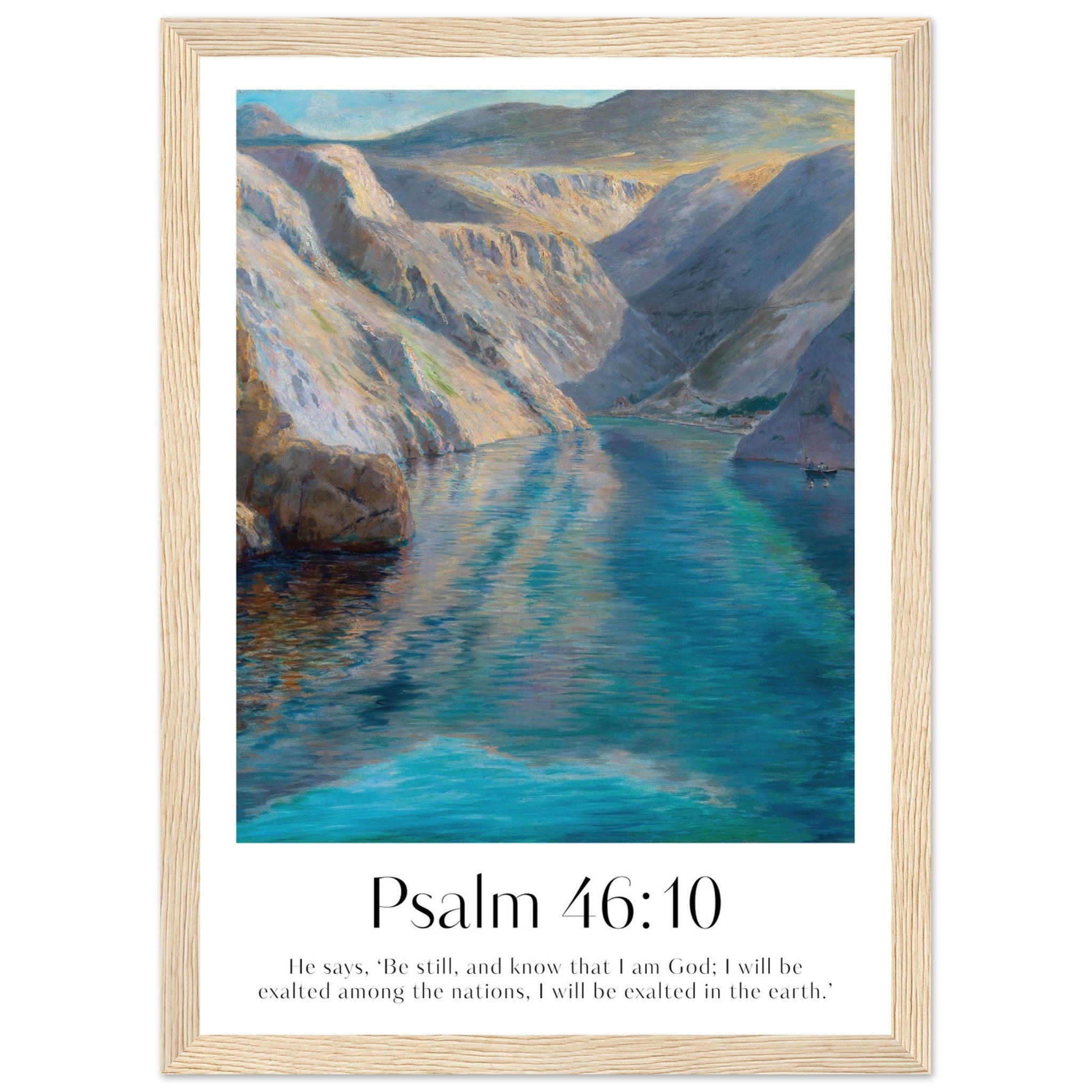 Psalm 46:10 Print - The Christian Art Company