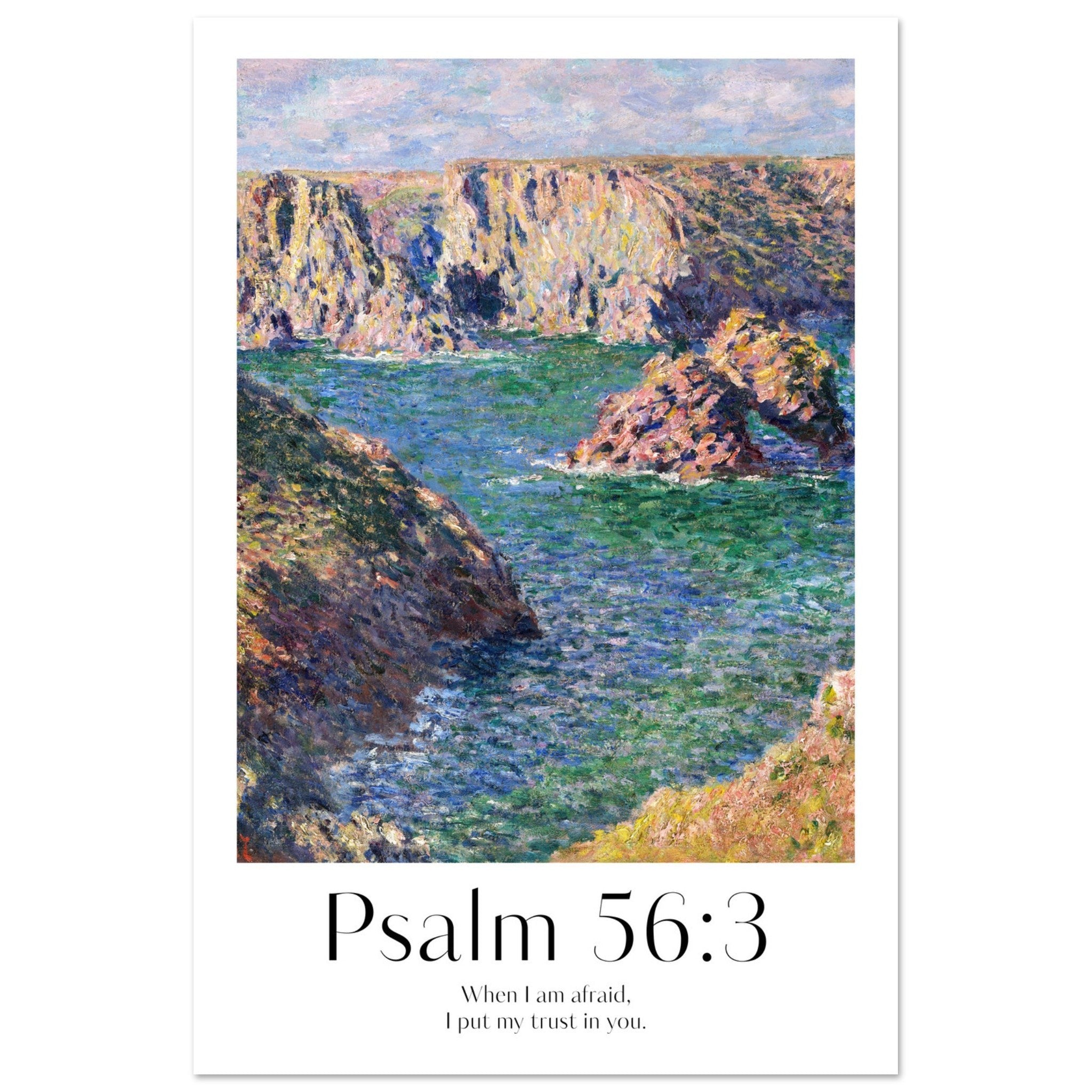 Psalm 56:3 Print - The Christian Art Company