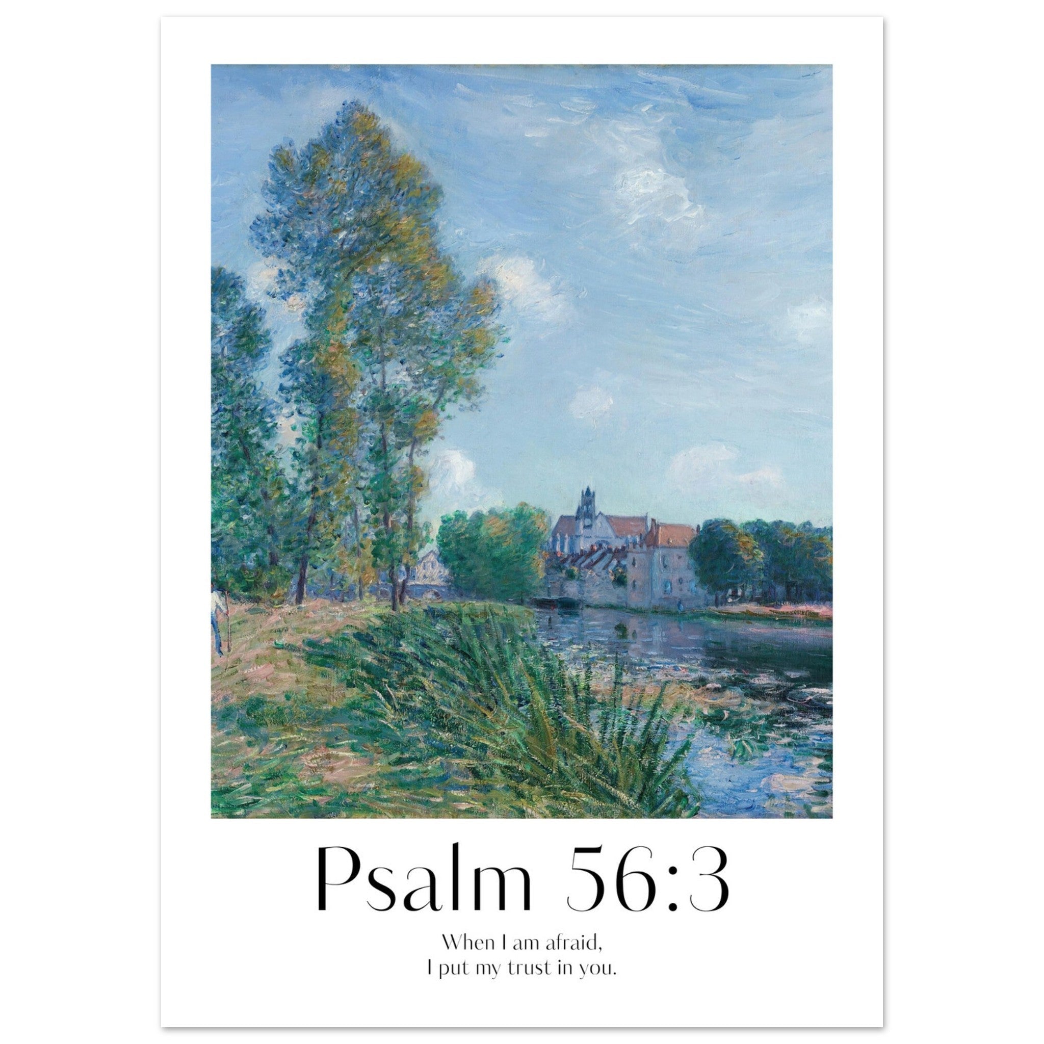 Psalm 56:3 Print - The Christian Art Company