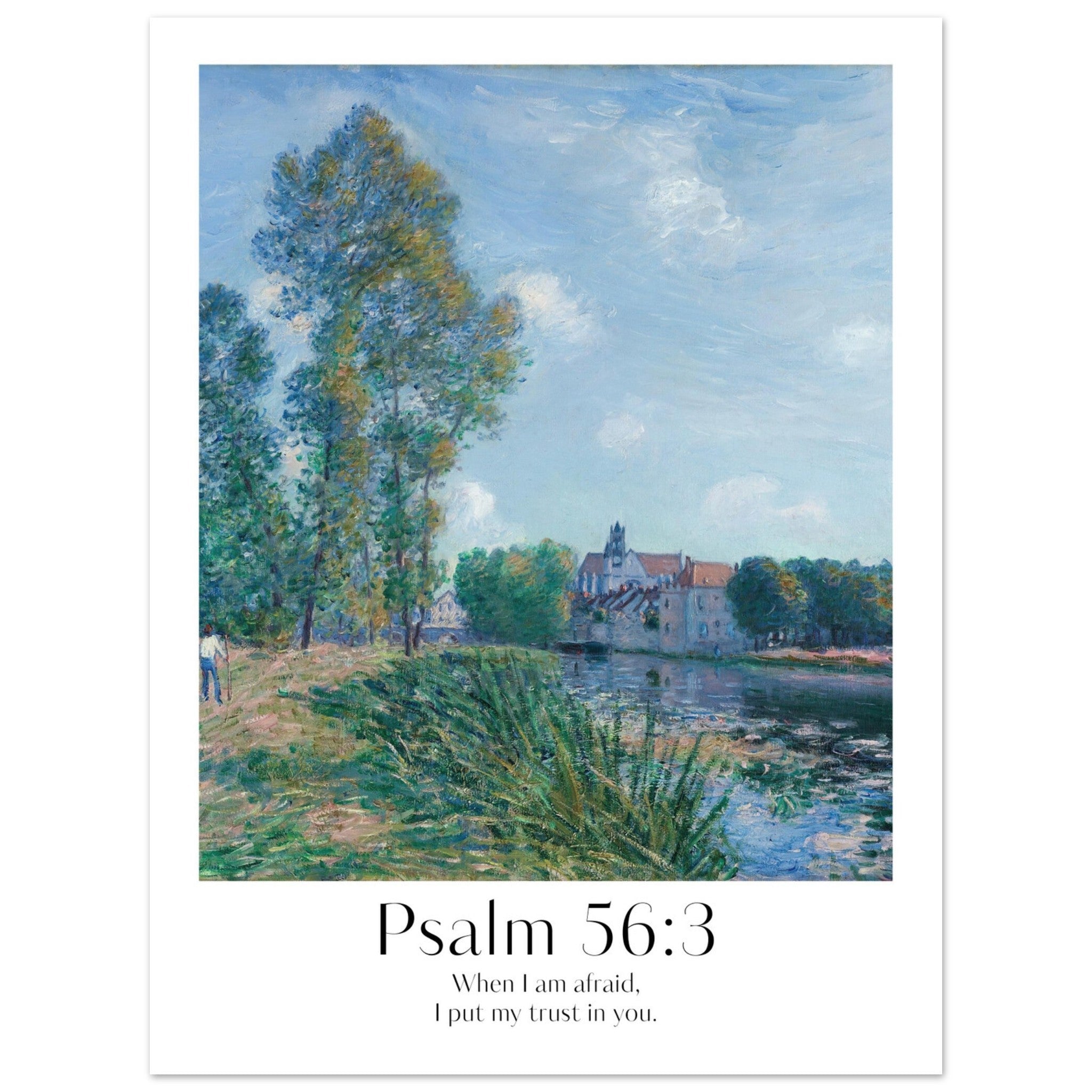 Psalm 56:3 Print - The Christian Art Company
