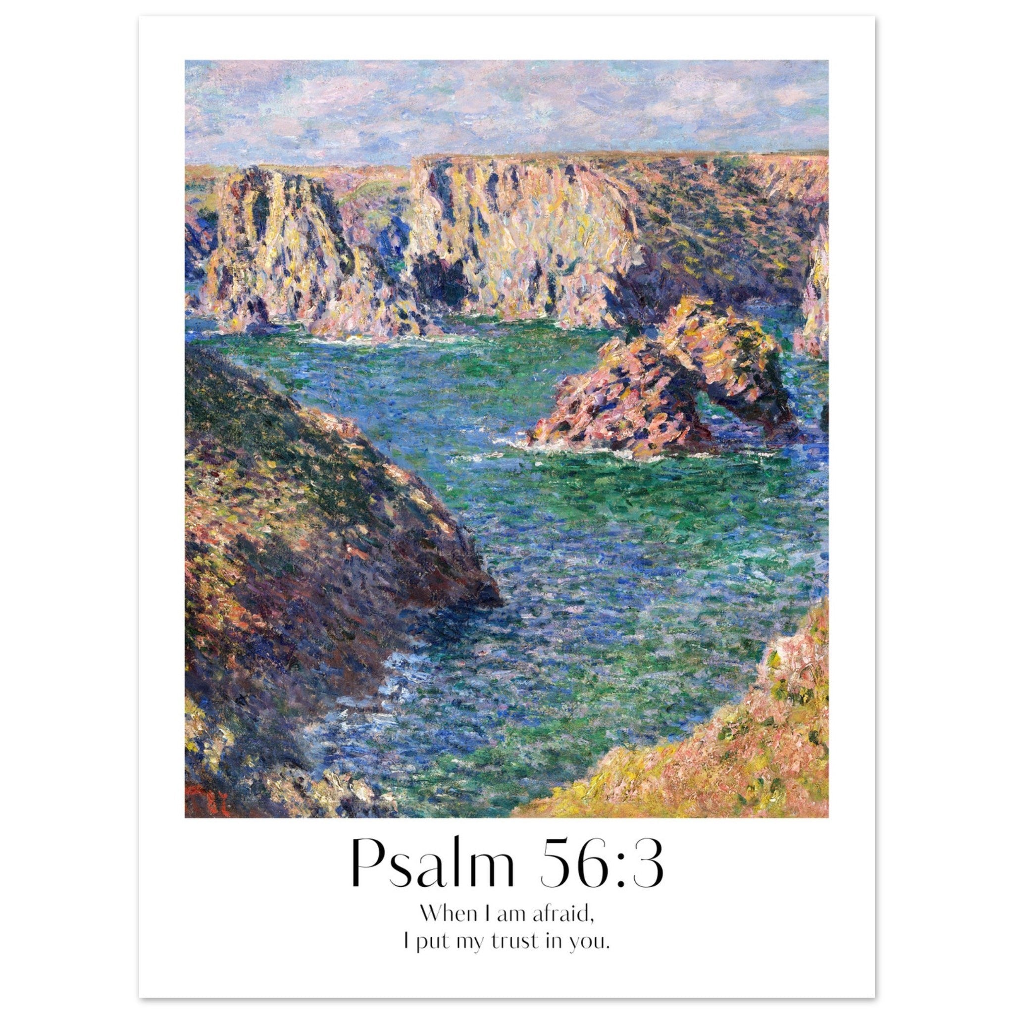 Psalm 56:3 Print - The Christian Art Company