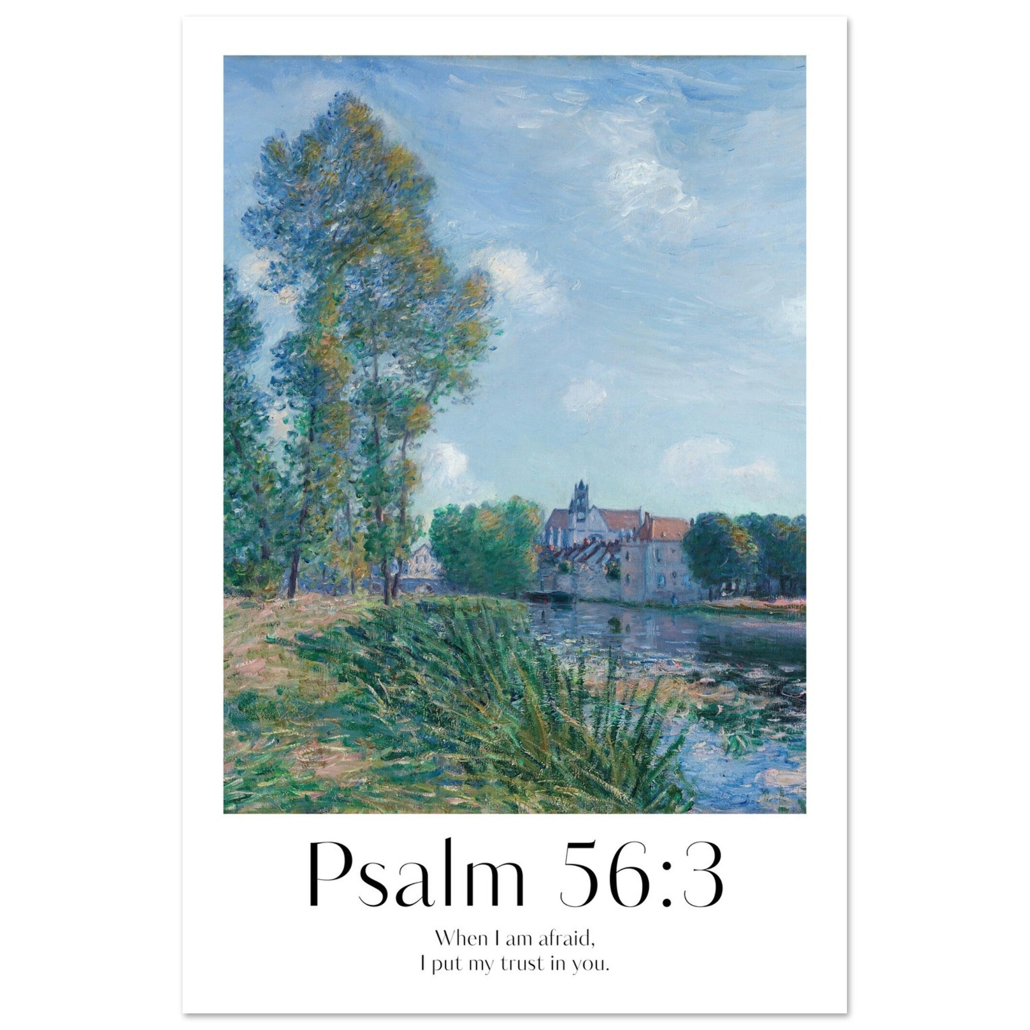 Psalm 56:3 Print - The Christian Art Company