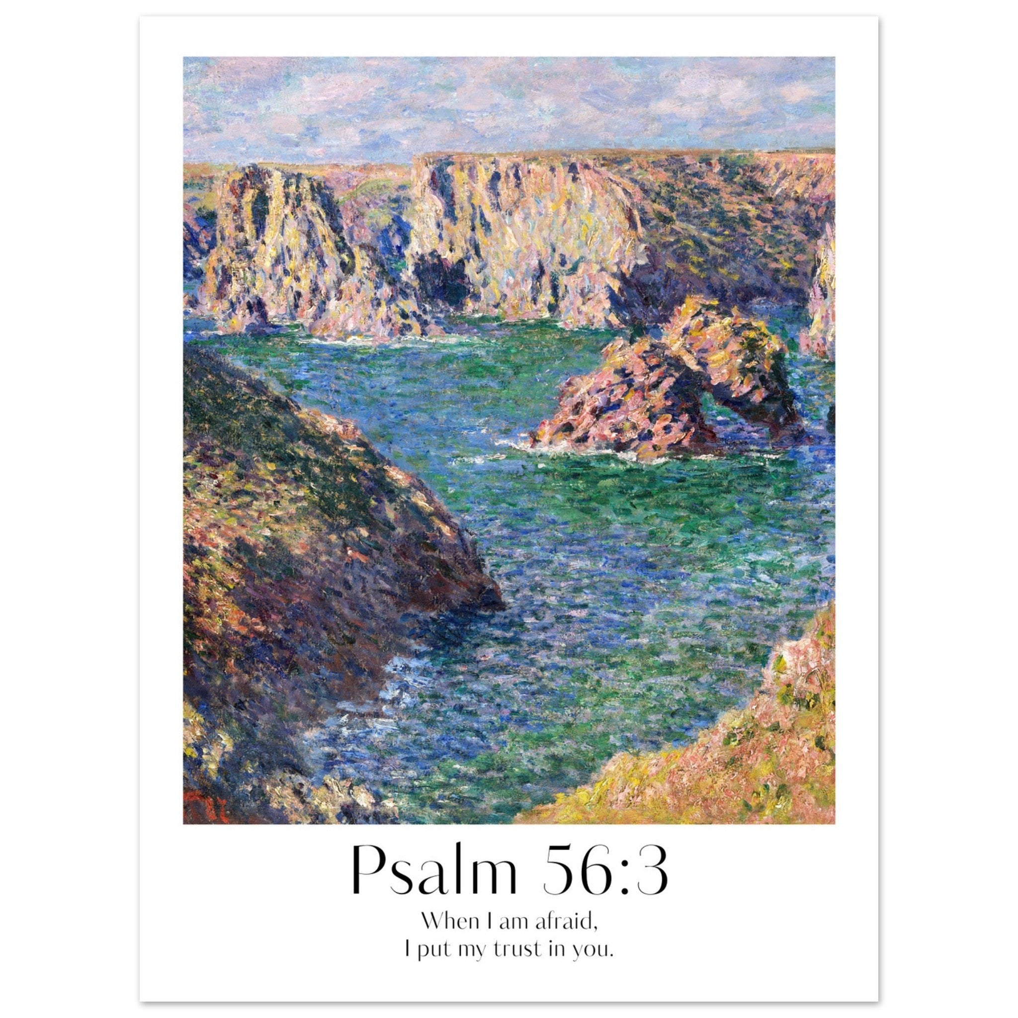 Psalm 56:3 Print - The Christian Art Company