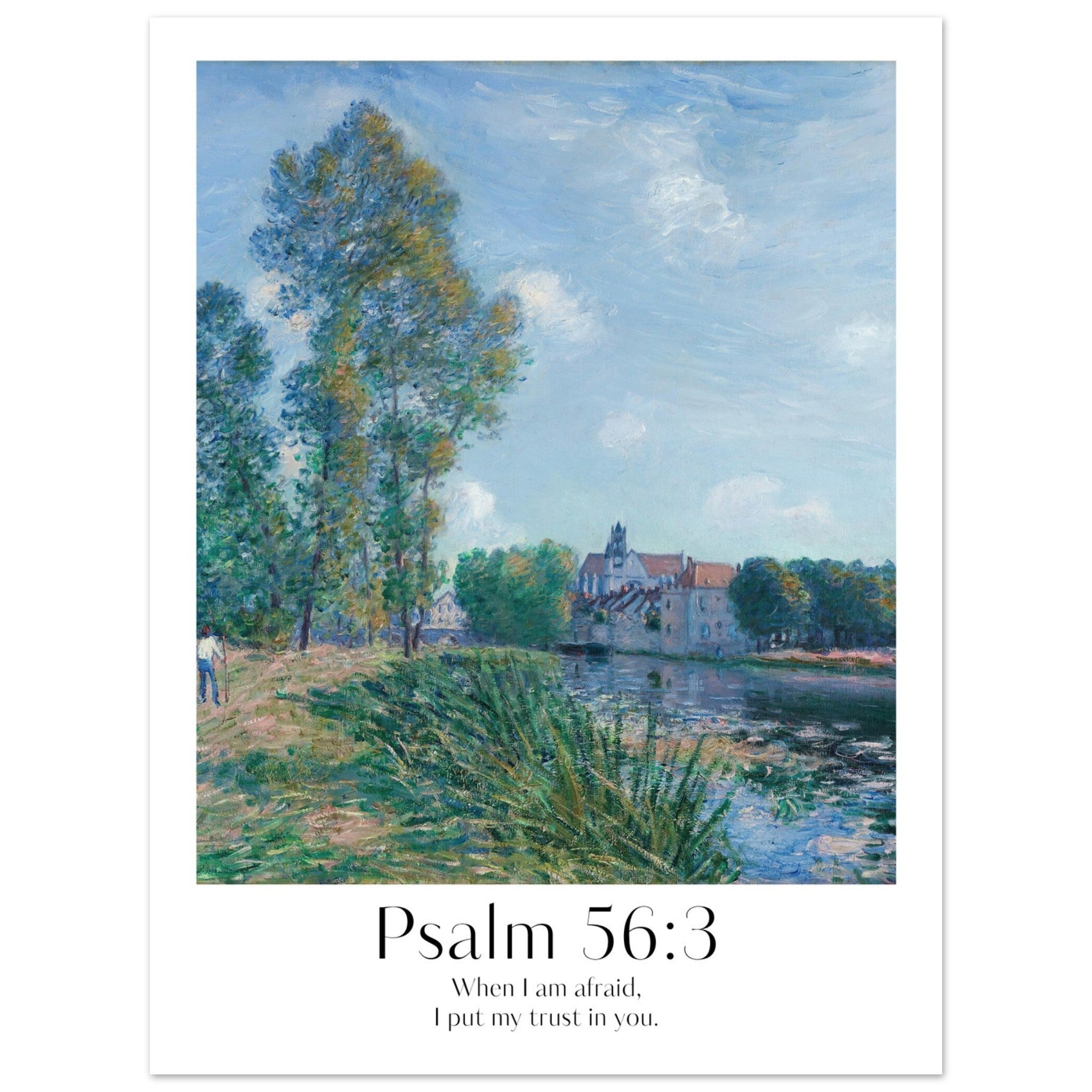 Psalm 56:3 Print - The Christian Art Company