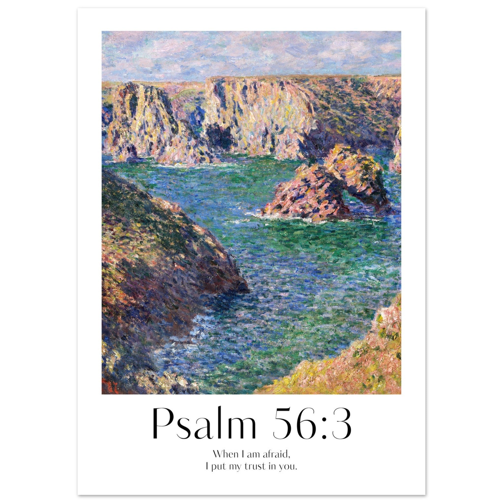 Psalm 56:3 Print - The Christian Art Company