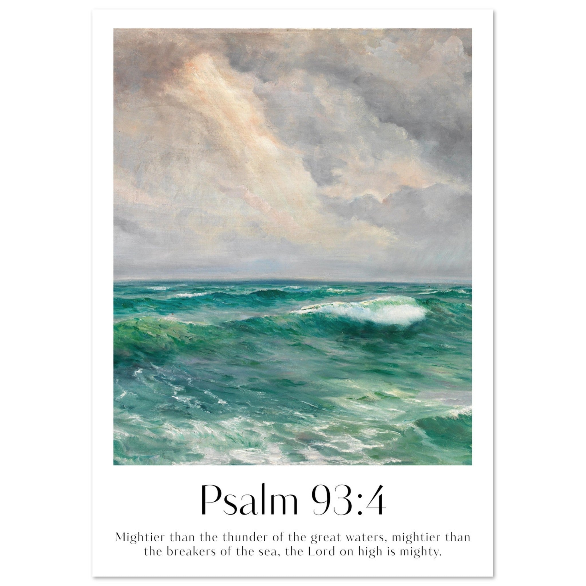 Psalm 93:4 Print - The Christian Art Company